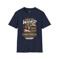 "Ye Shall Not Add Unto the Word" Lion Bible Verse - T-Shirt