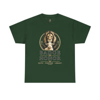 "Badge Of Honor" Lion (Faith • Purpose • Legacy) - T-Shirt