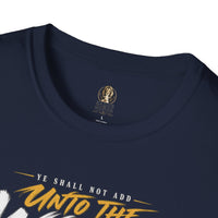 "Ye Shall Not Add Unto the Word" Lion Bible Verse - T-Shirt