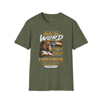 "Ye Shall Not Add Unto the Word" Lion Bible Verse - T-Shirt