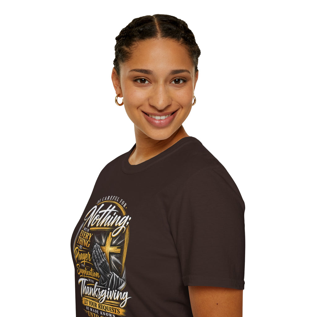 "Be Careful for Nothing; In Everything by Prayer" - Graphic T-Shirt