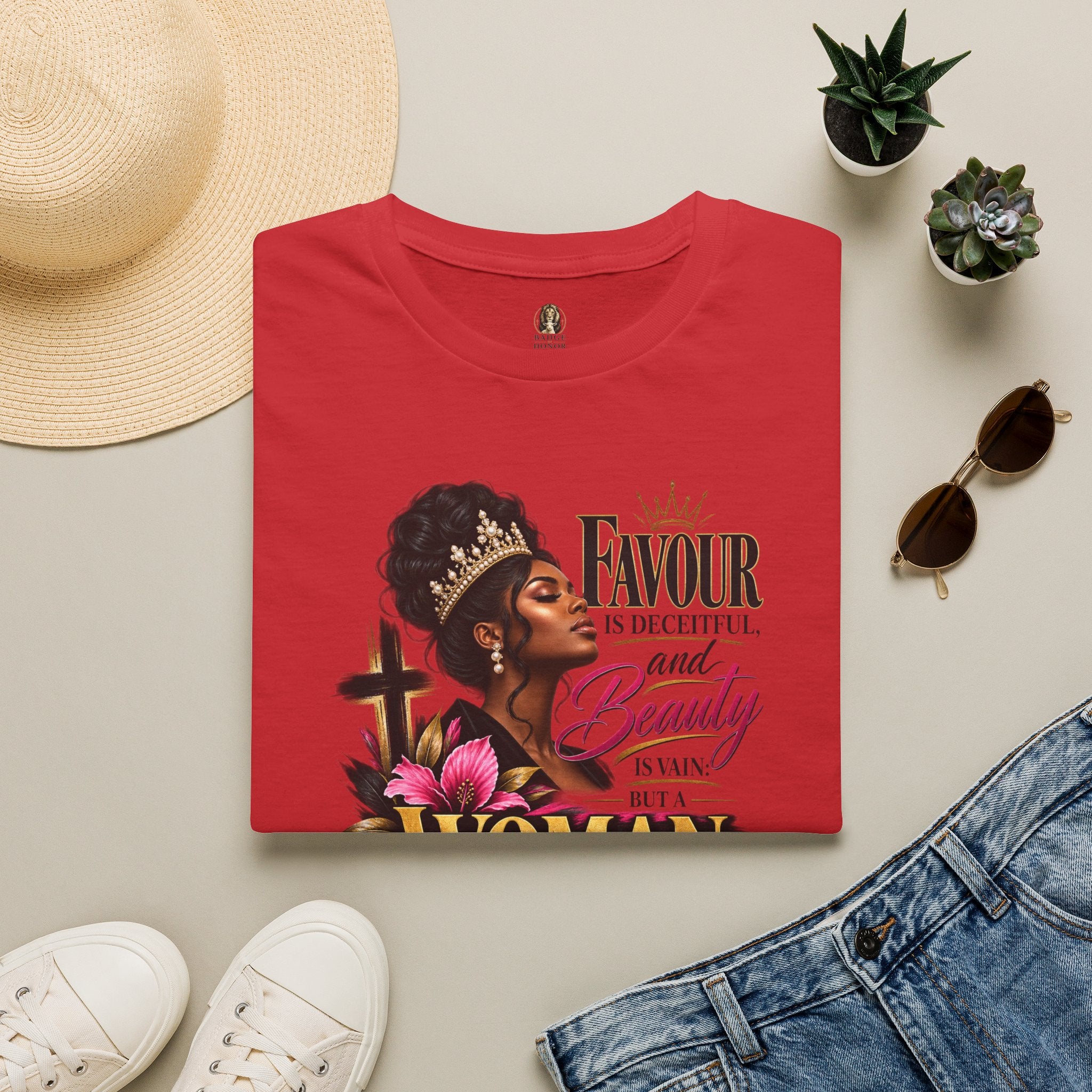 “Favour is Deceitful and Beauty is Vain” - Graphic T-Shirt