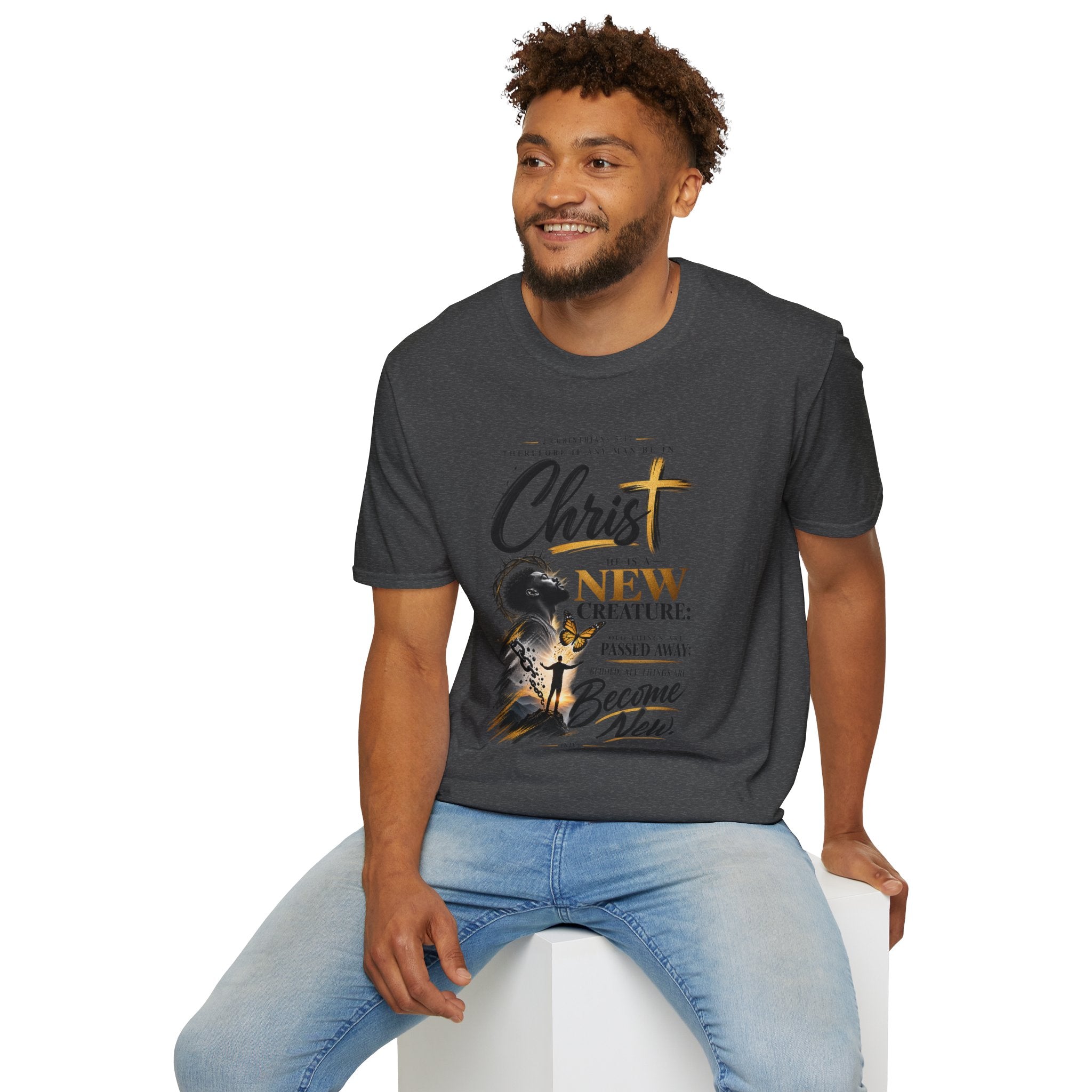 "He Is A New Creation" - Graphic T-Shirt