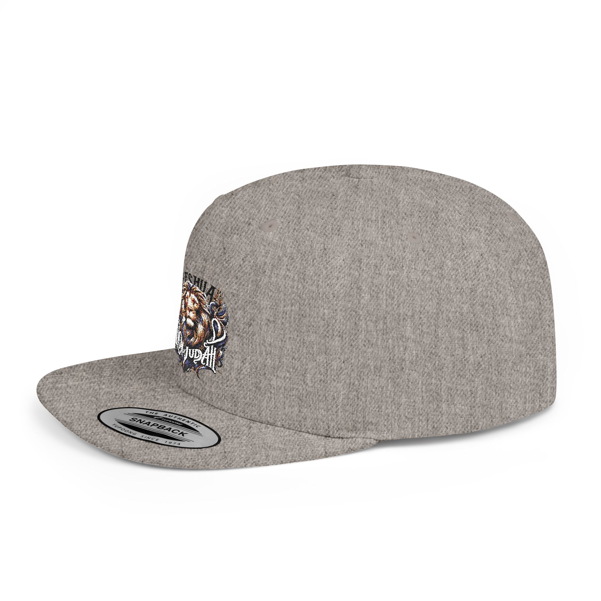 Yeshua Lion Graphic Snapback Hat — 'Loyalty' Flat Bill Cap