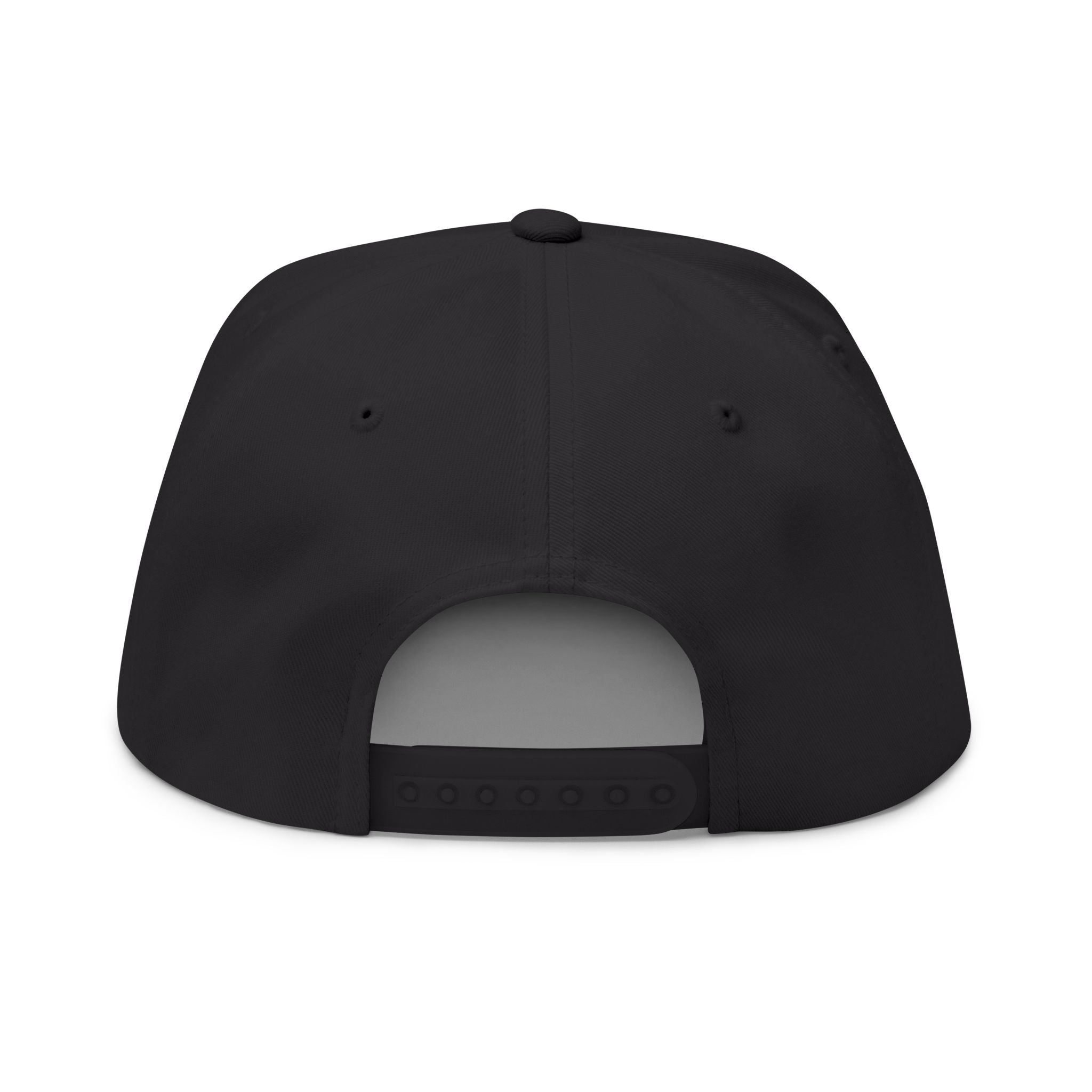 GOAT Embroidered Flat Bill Cap — "God Over All Things" Christian Snapback