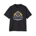 Badge Of Honor Crest Tee — Men's Oversized Graphic T-Shirt