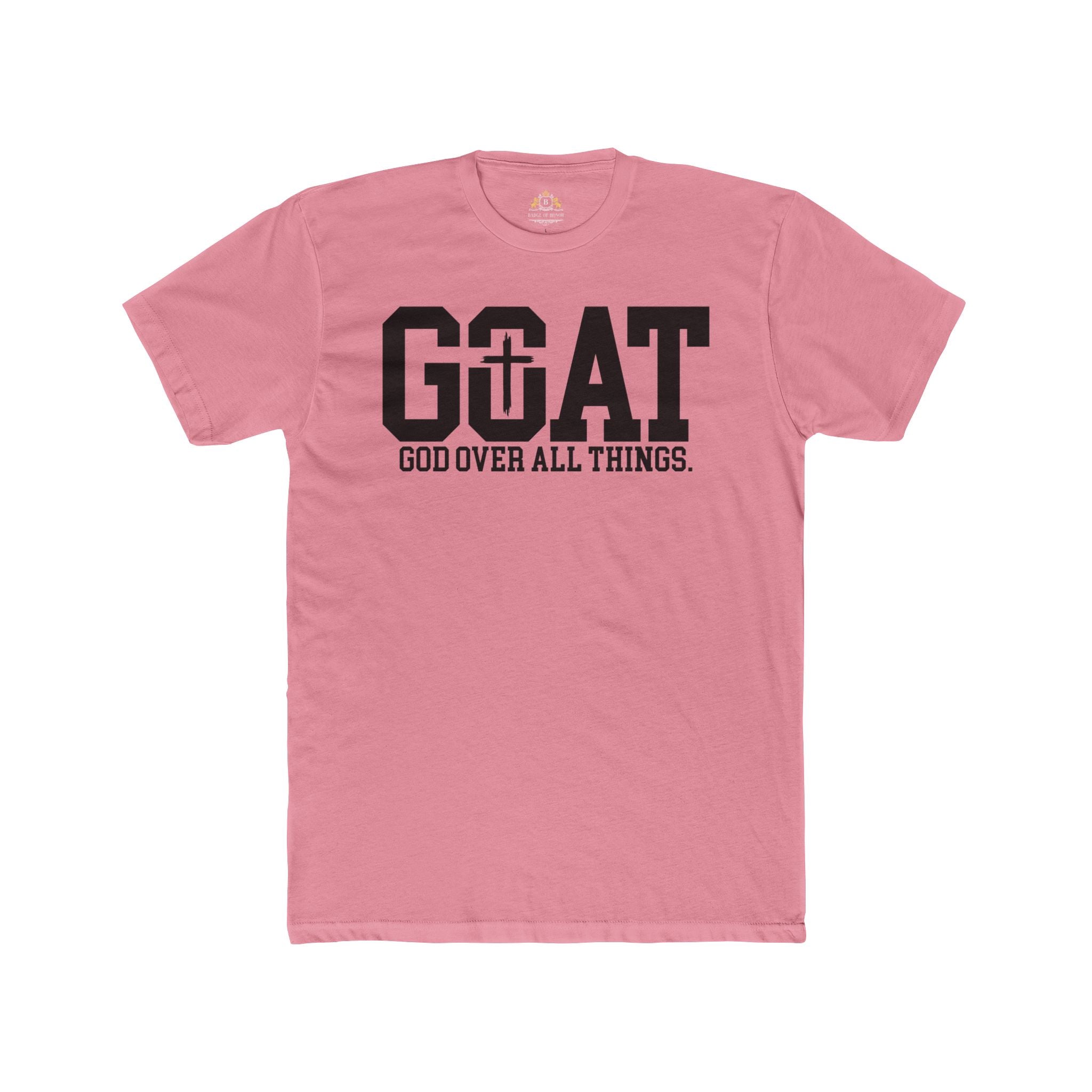 GOAT Tee — "God Over All Things" Christian Faith T-Shirt