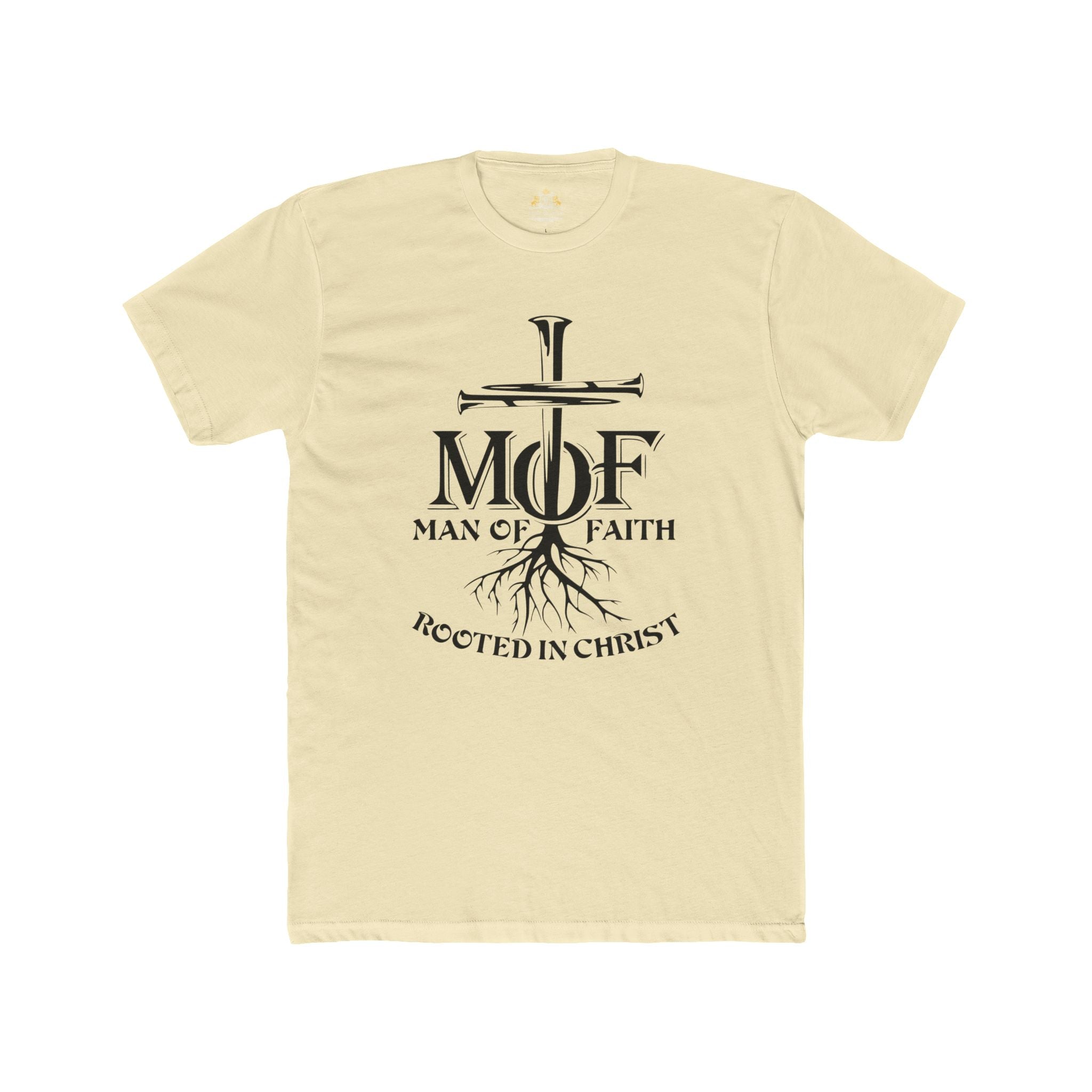 Man of Faith Tee — 'Rooted in Christ' Christian T‑Shirt