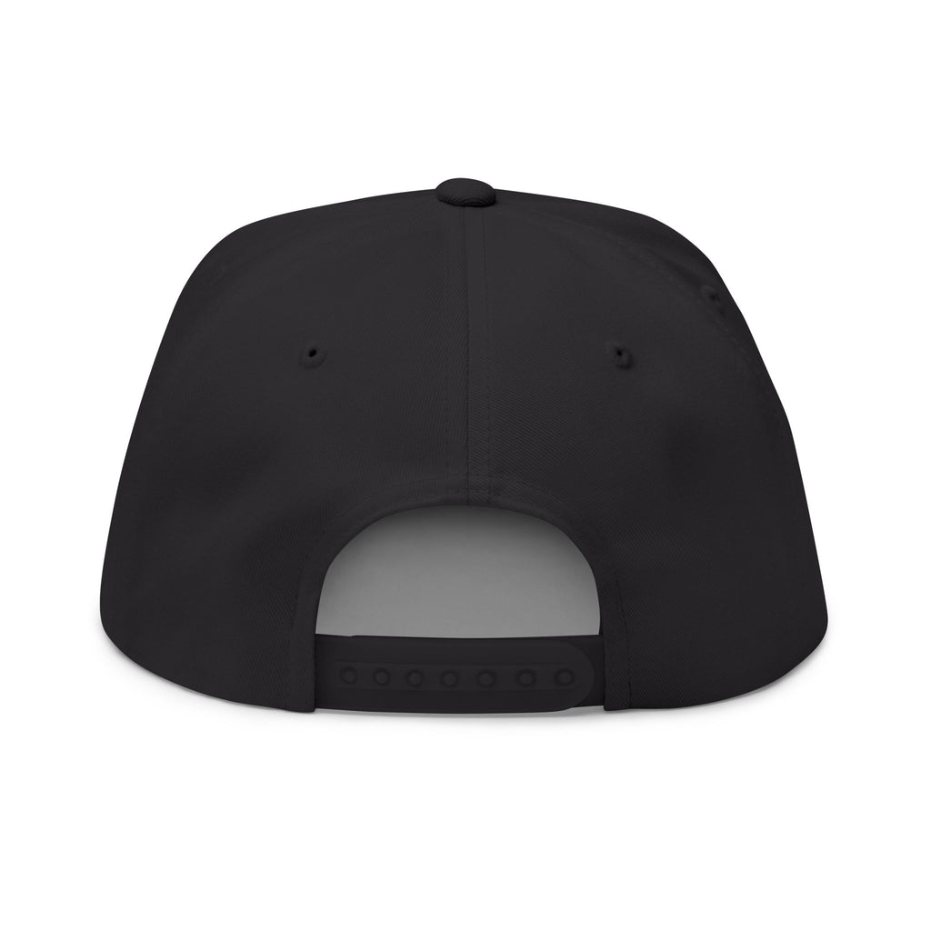 Embroidered 'Man of Faith' Flat Bill Cap — Rooted in Christ Snapback