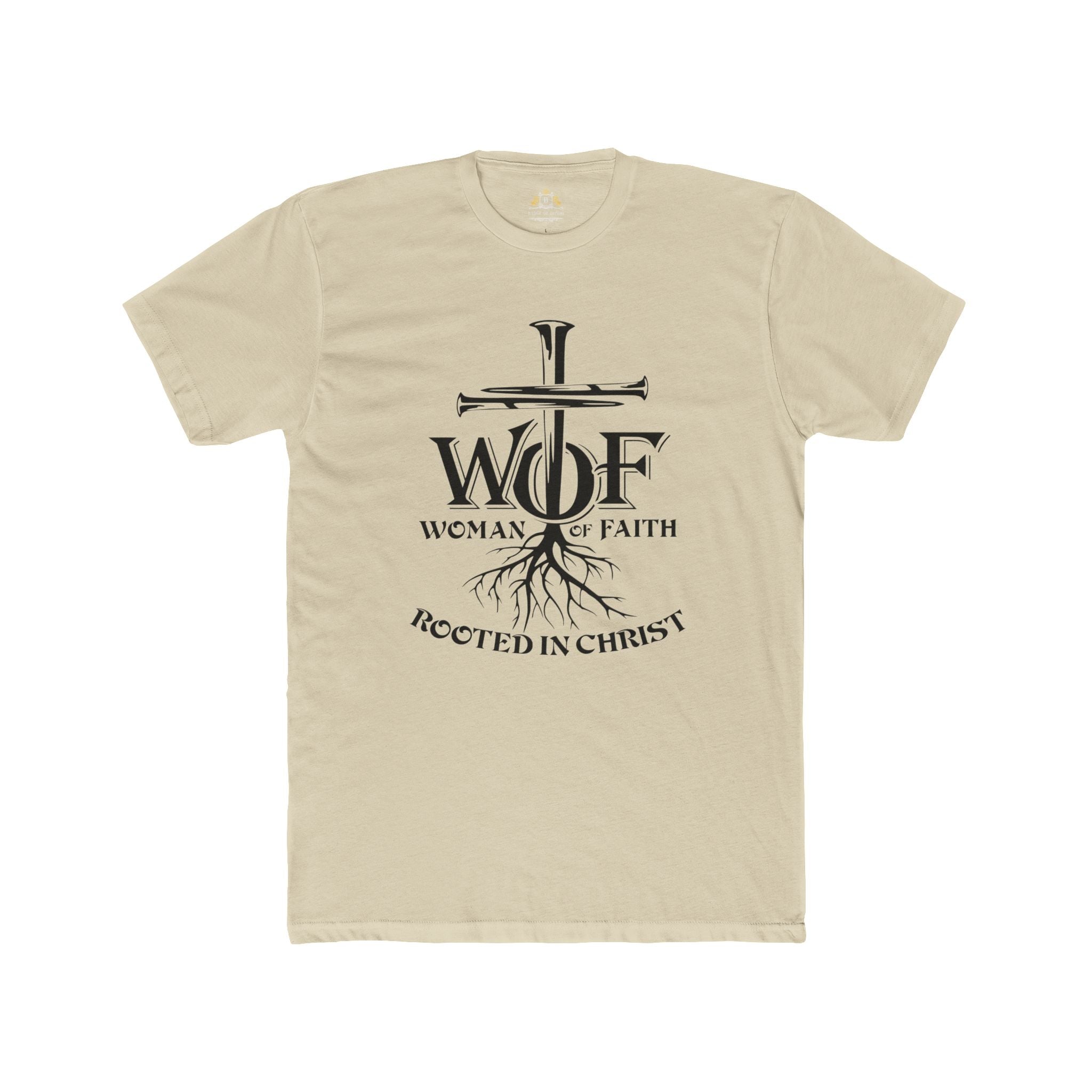 Women of Faith Tee — "Rooted in Christ" Christian T-Shirt