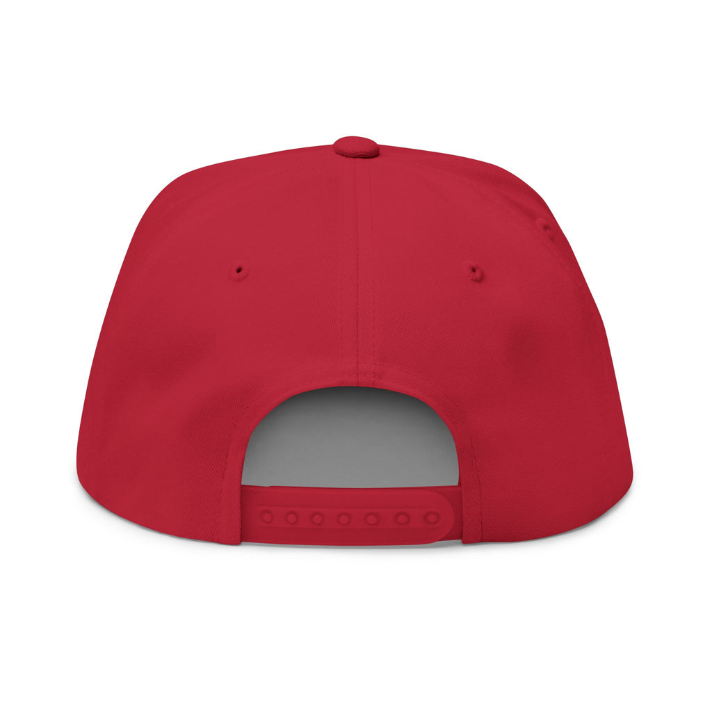 GOAT Embroidered Flat Bill Cap — "God Over All Things" Christian Snapback