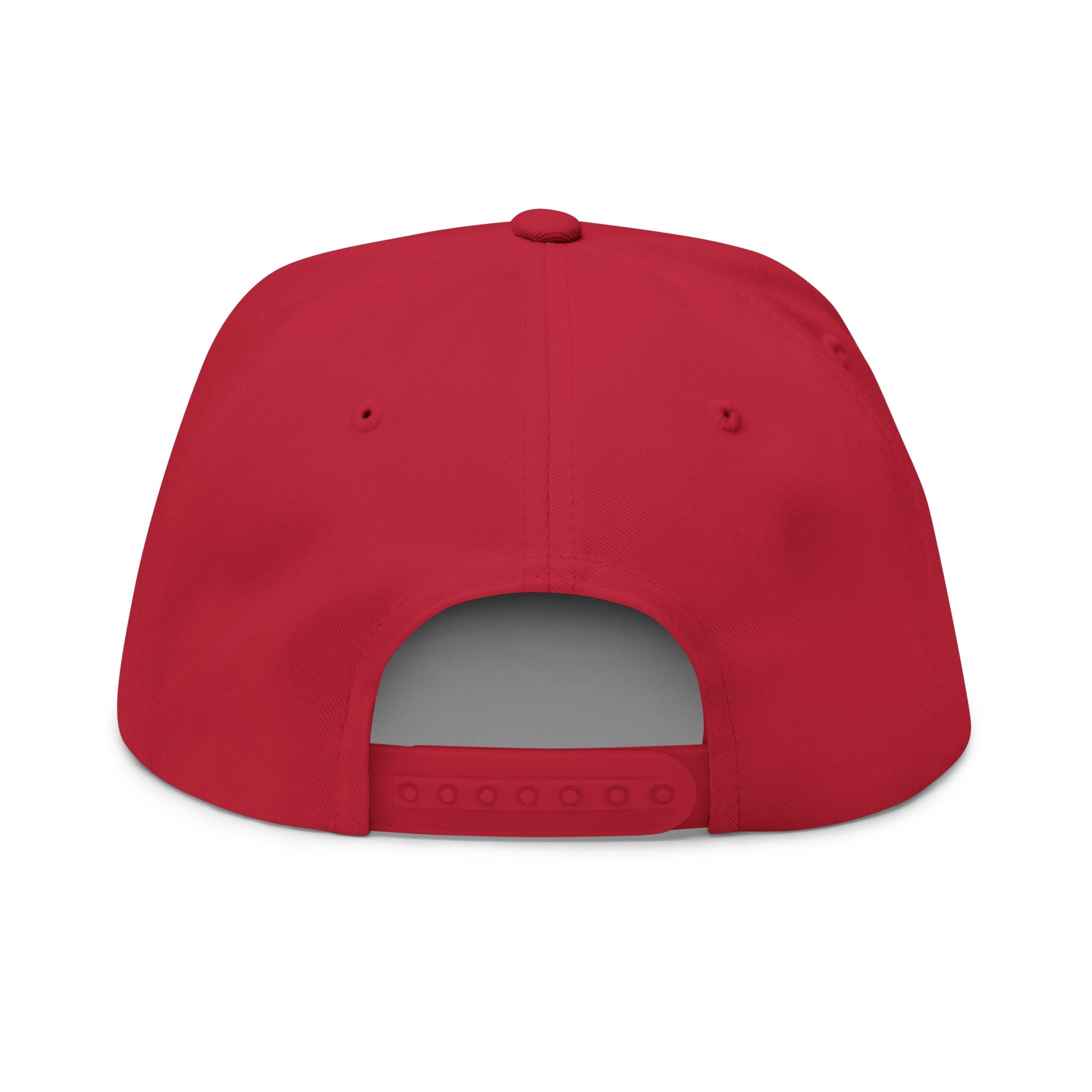 GOAT Embroidered Flat Bill Cap — "God Over All Things" Christian Snapback
