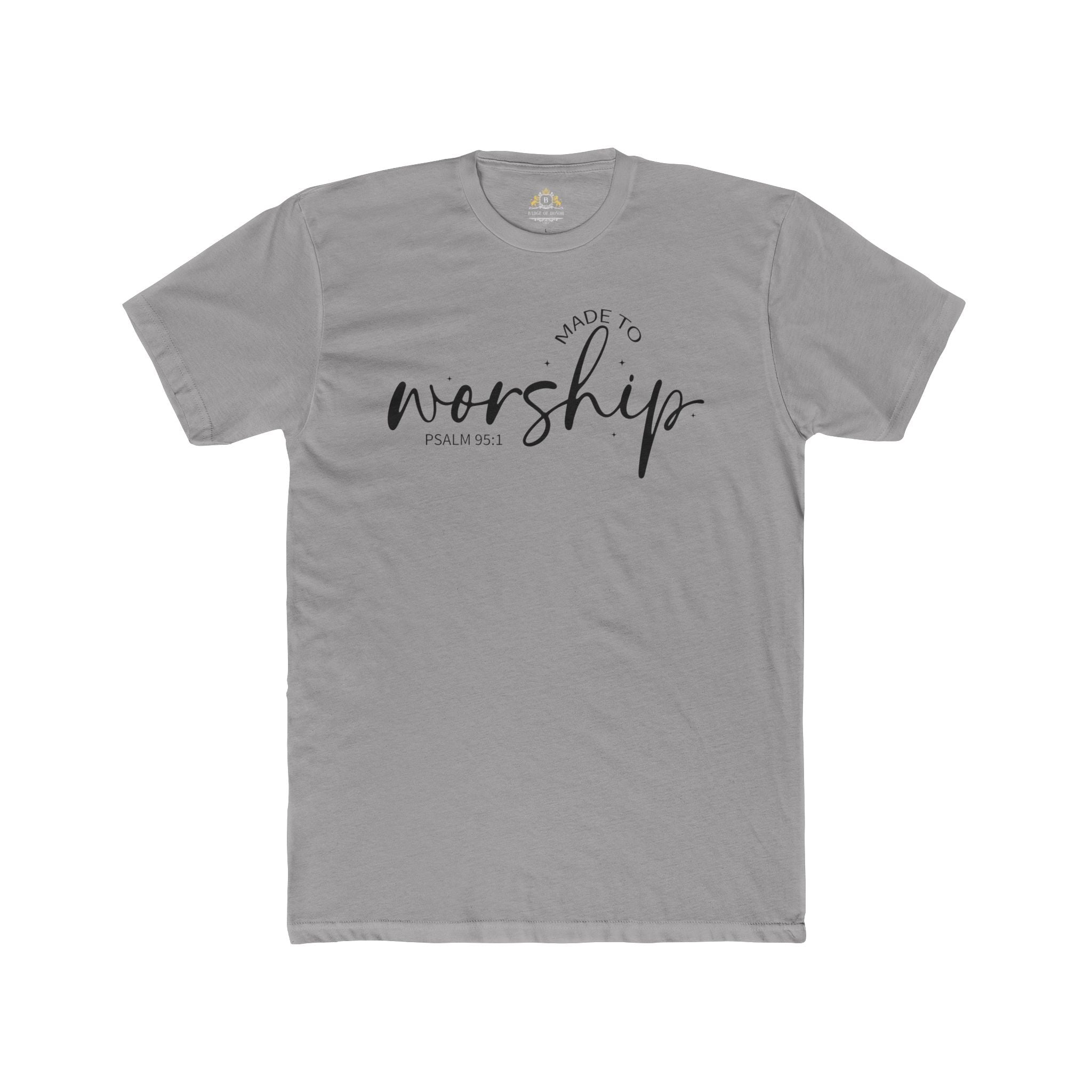 Made to Worship T-Shirt — "Made to Worship" Christian Faith Tee