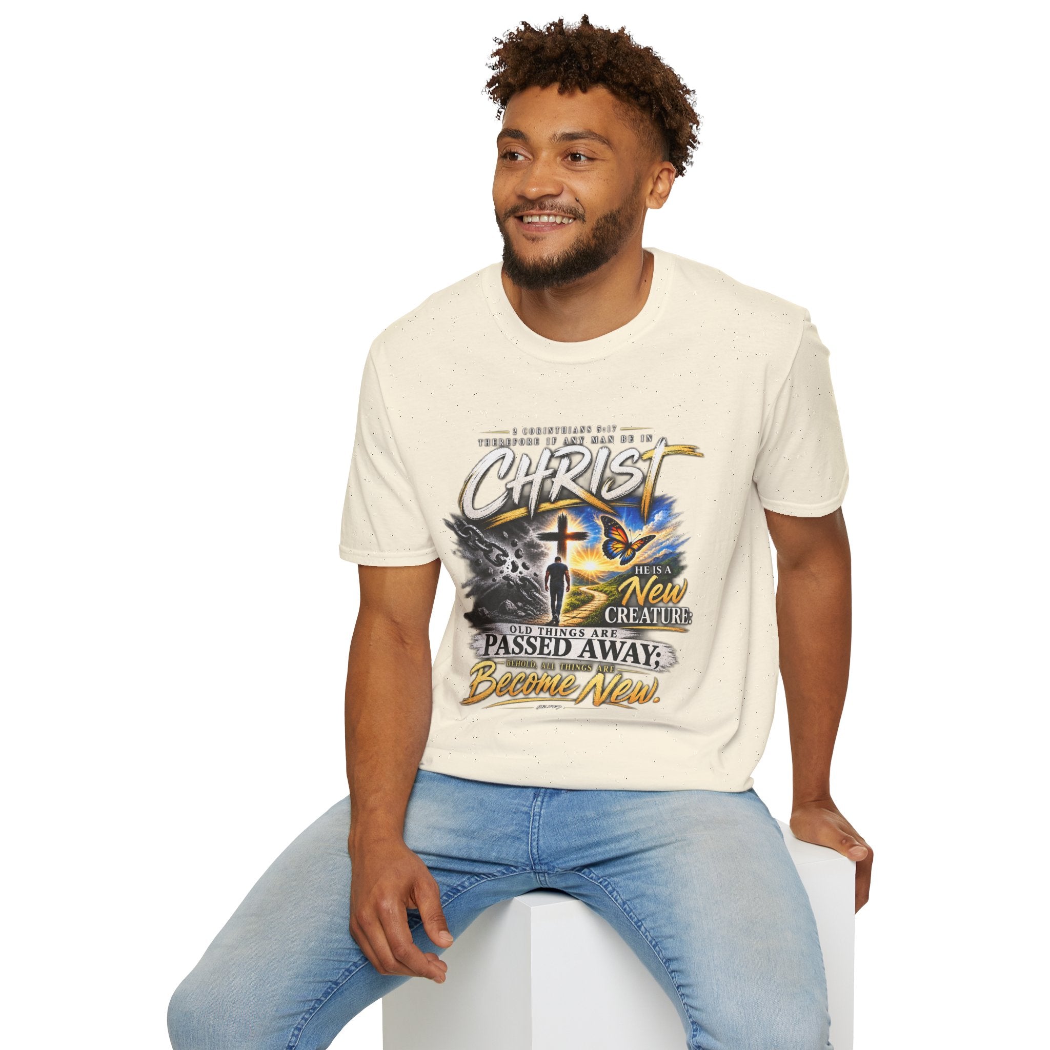 "Therefore If Any Man Be In Christ" - Graphic T-Shirt