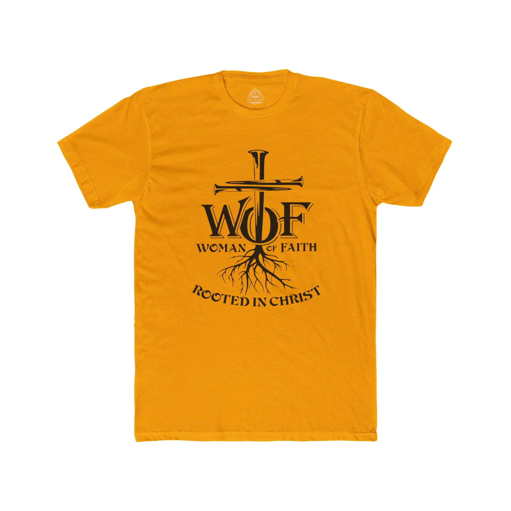 Women of Faith Tee — "Rooted in Christ" Christian T-Shirt