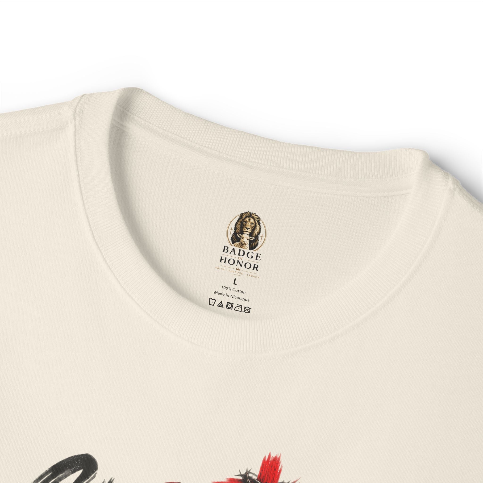 "Faith Cross Graphic Shirt" - Graphic T-Shirt