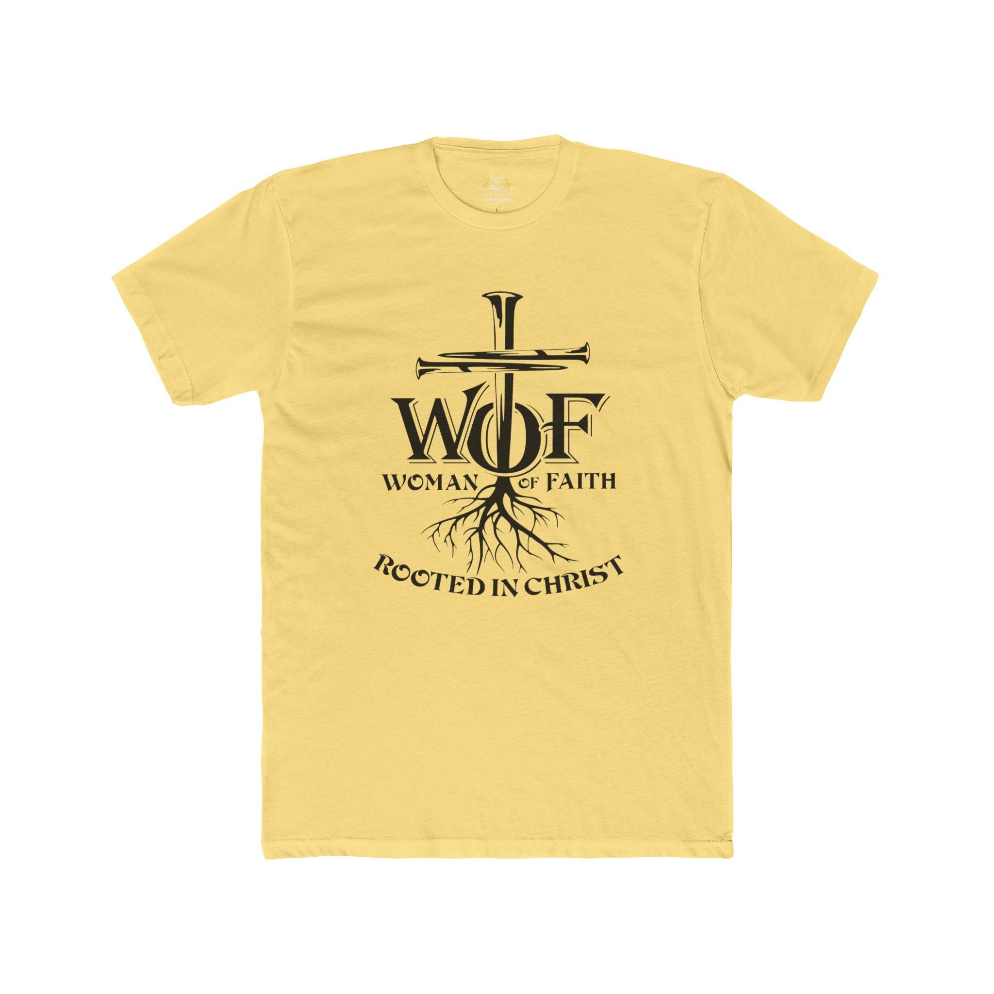 Women of Faith Tee — "Rooted in Christ" Christian T-Shirt
