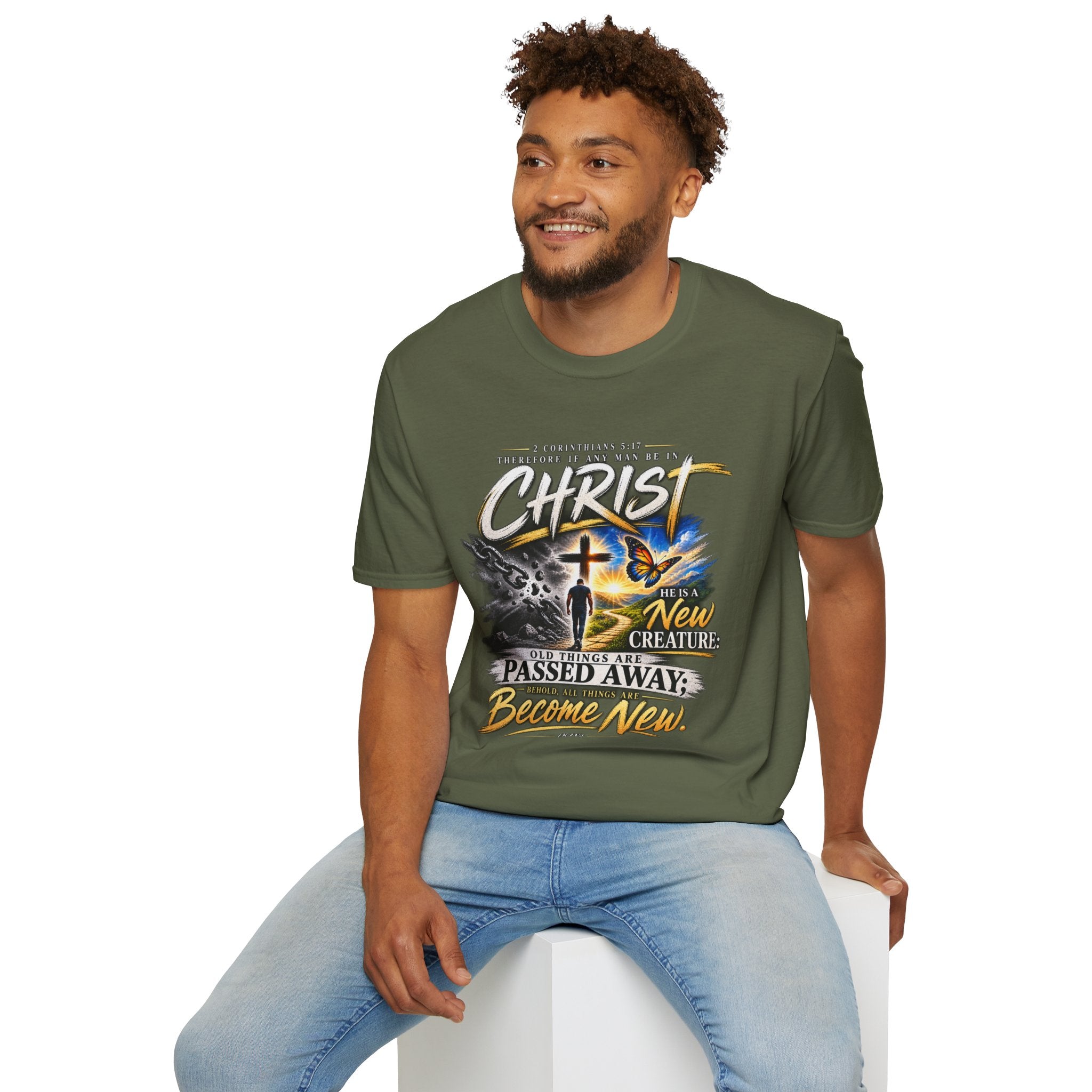 "Therefore If Any Man Be In Christ" - Graphic T-Shirt