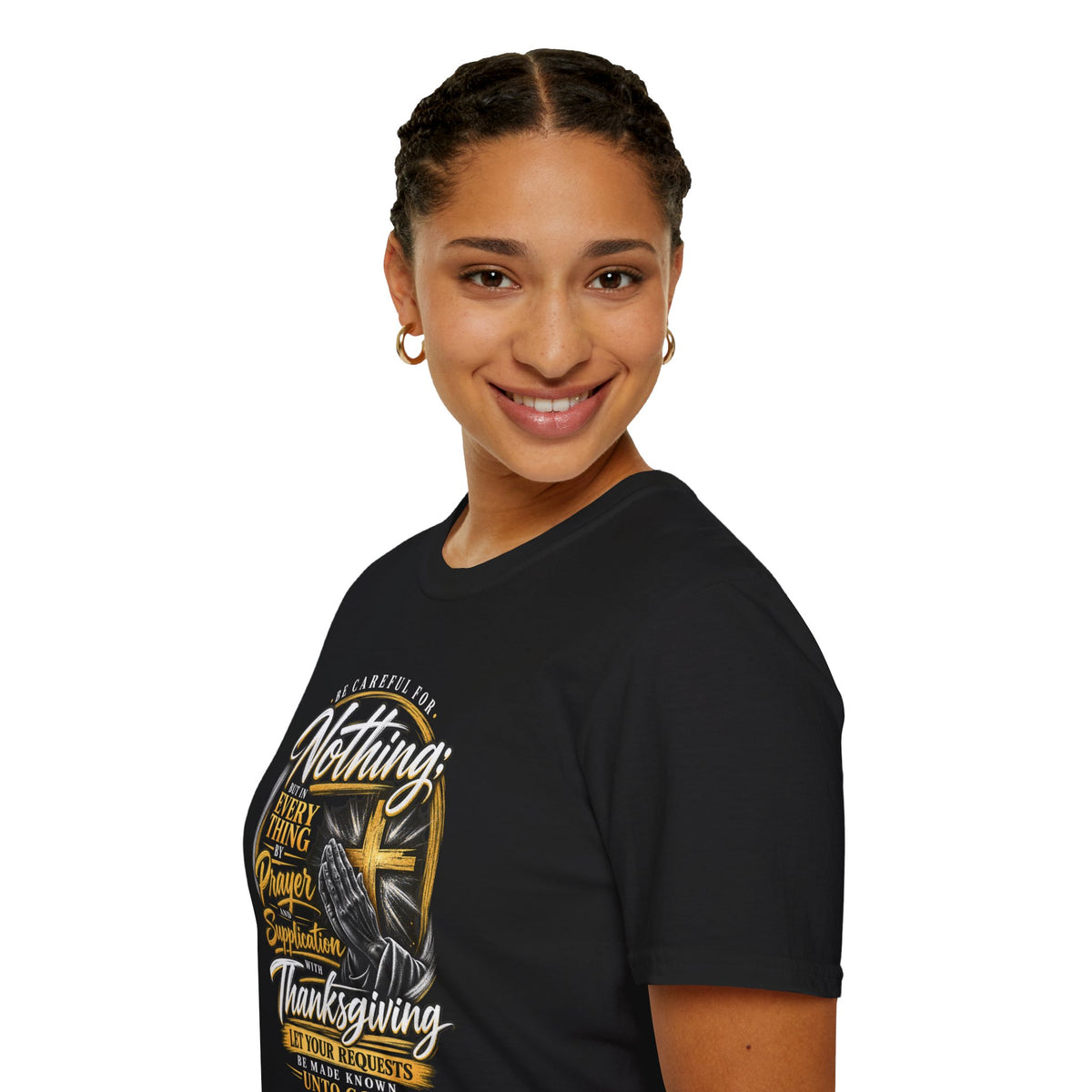 "Be Careful for Nothing; In Everything by Prayer" - Graphic T-Shirt