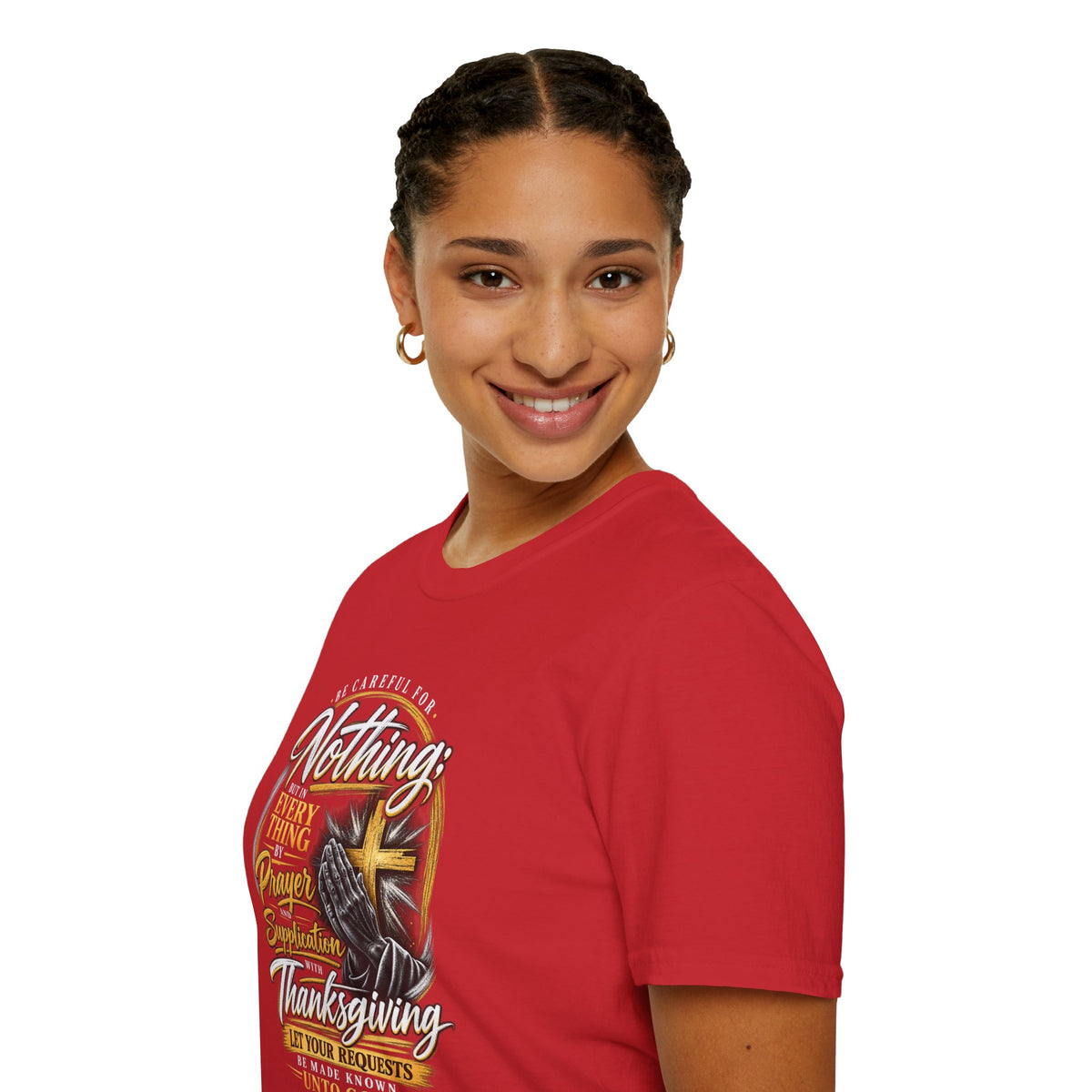 "Be Careful for Nothing; In Everything by Prayer" - Graphic T-Shirt