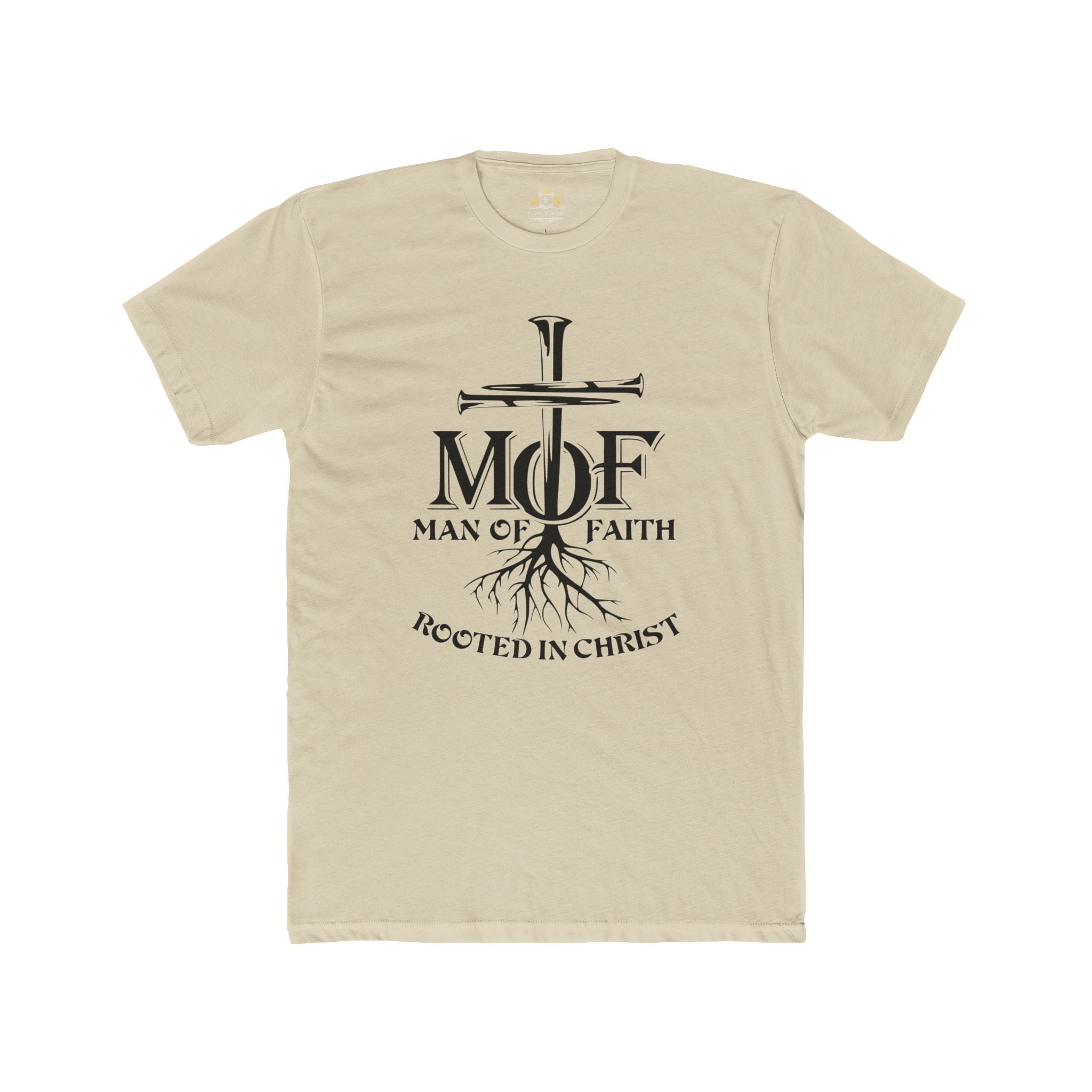 Man of Faith Tee — 'Rooted in Christ' Christian T‑Shirt