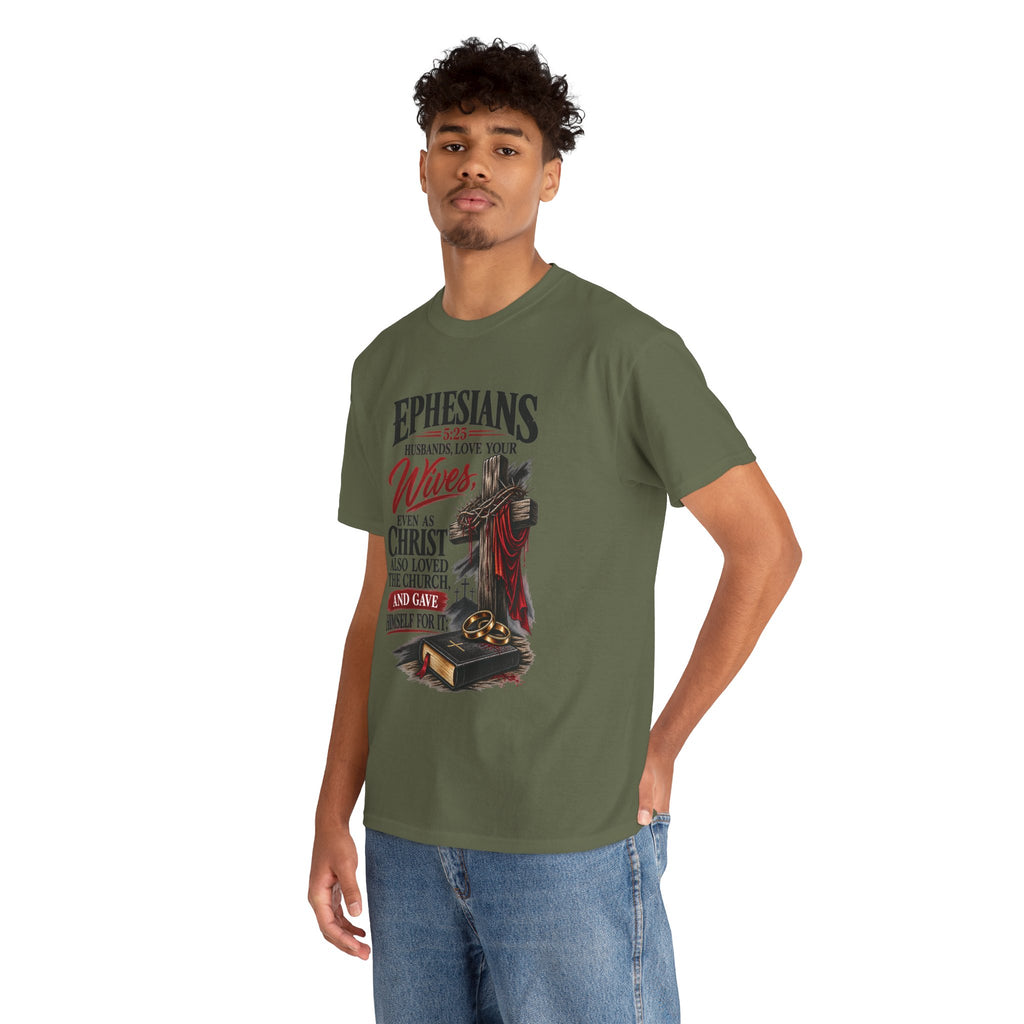 "Husbands, Love Your Wives" - Graphic T-Shirt