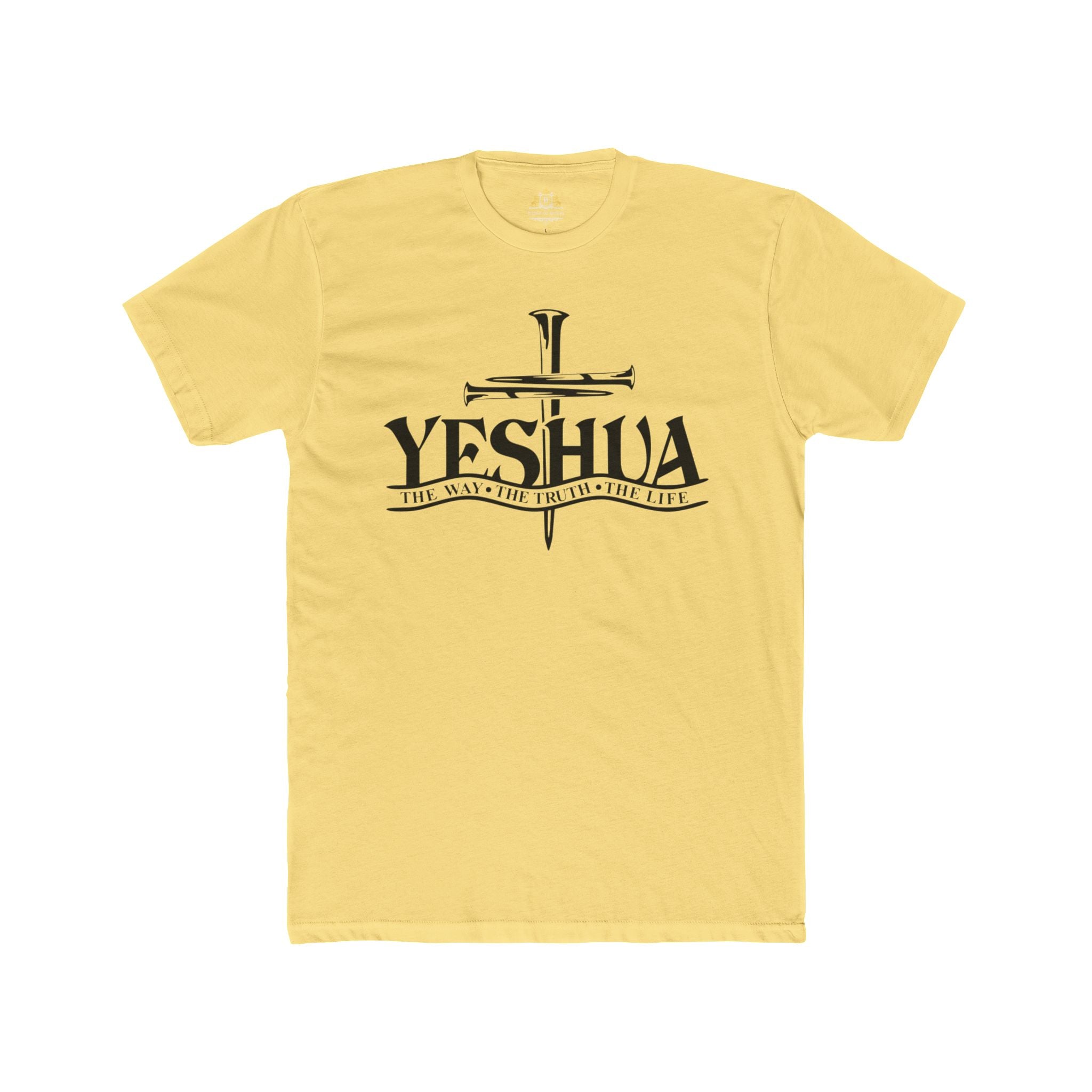 Yeshua Cross T‑Shirt — Faith Christian Tee ("Yeshua: The Way, The Truth, The Life")