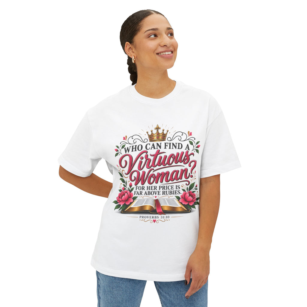 "Who Can Find a Virtuous Woman?" - Graphic T-Shirt