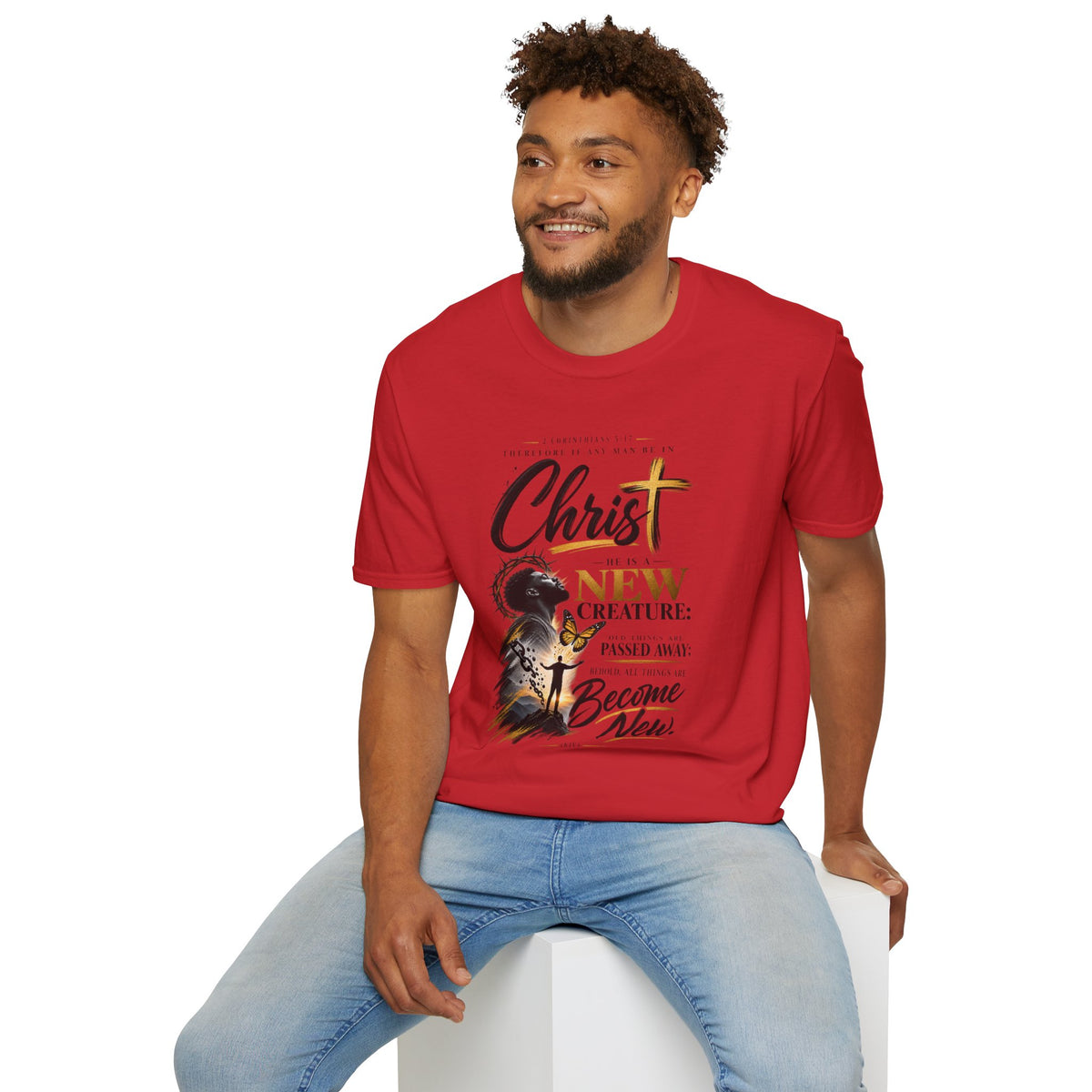 "He Is A New Creation" - Graphic T-Shirt