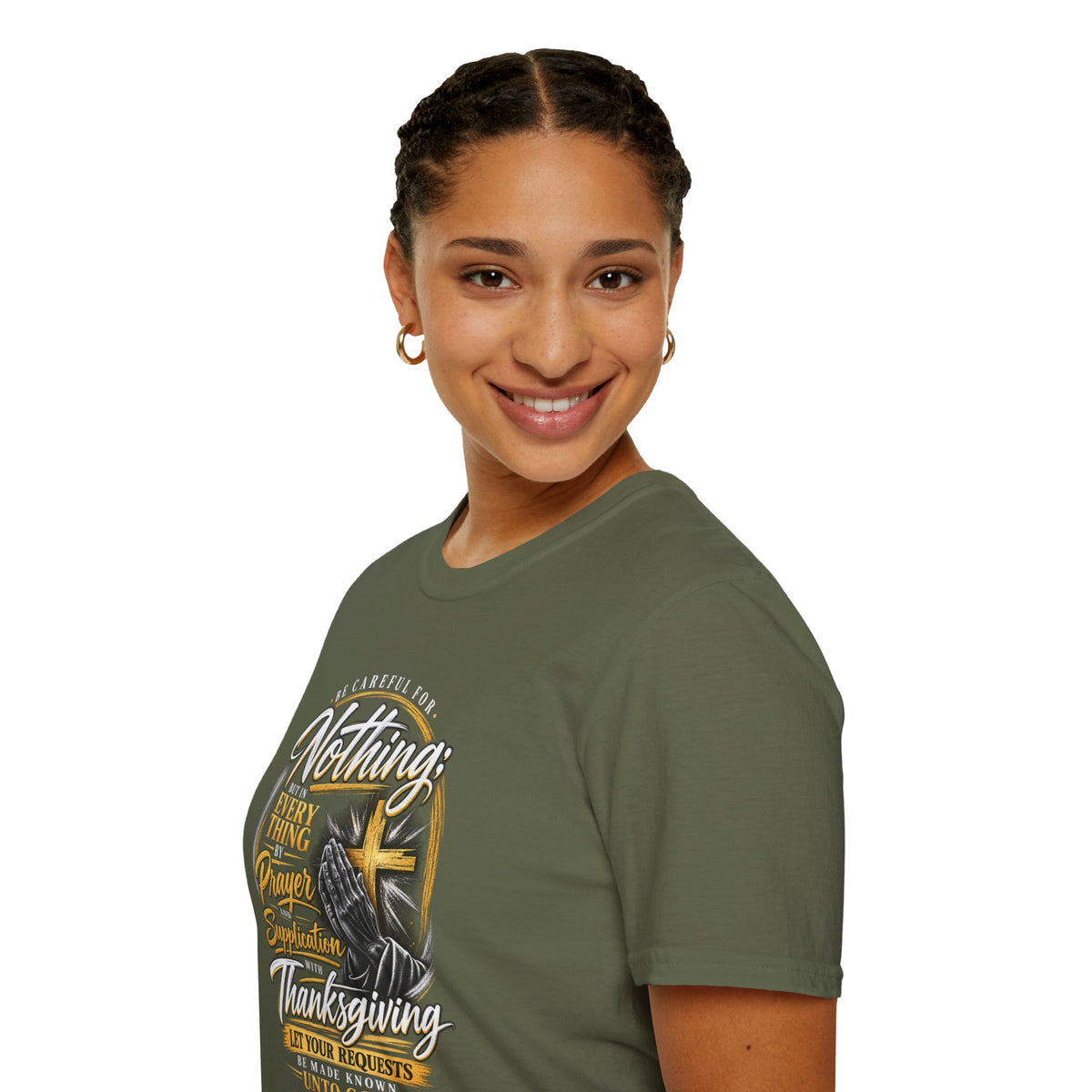 "Be Careful for Nothing; In Everything by Prayer" - Graphic T-Shirt
