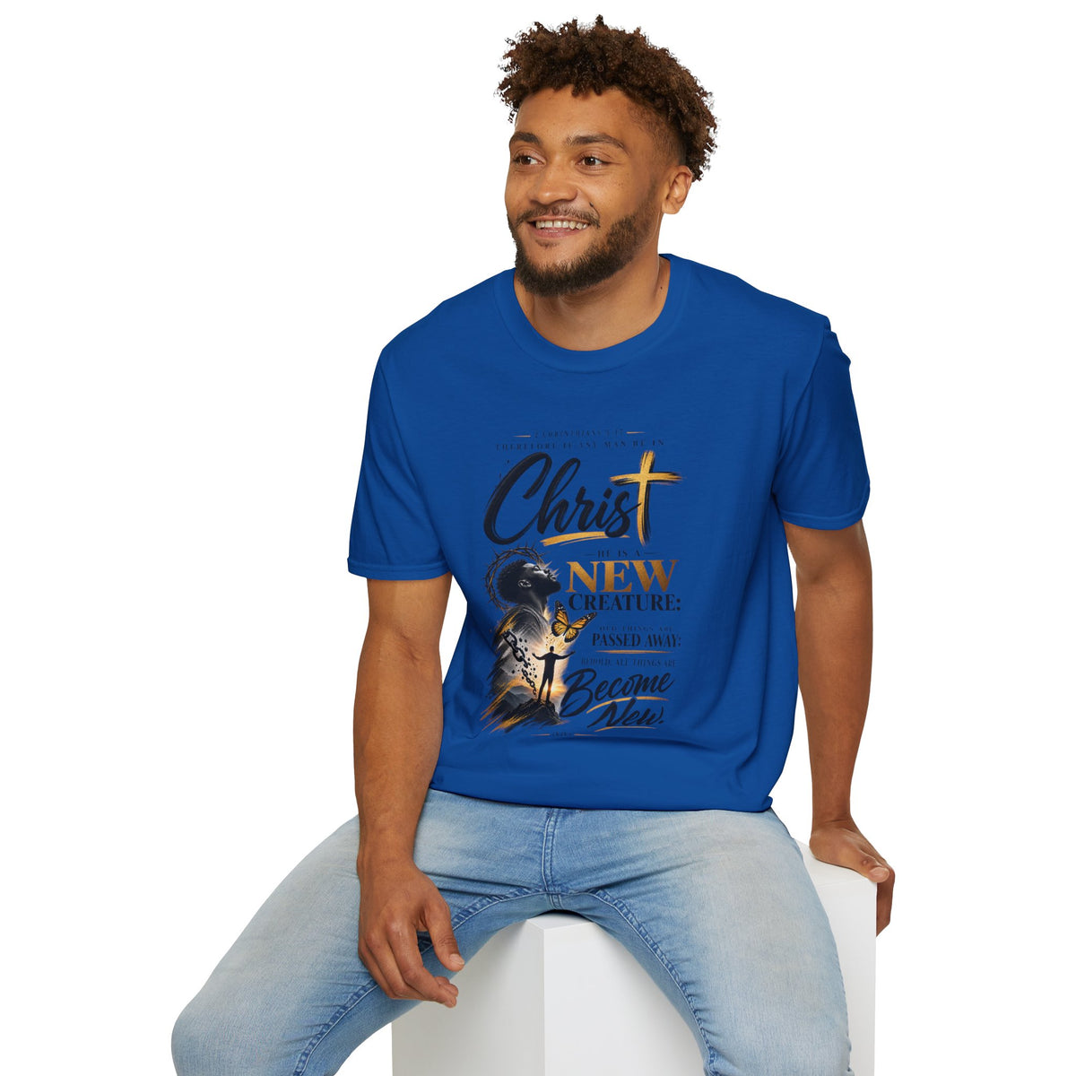 "He Is A New Creation" - Graphic T-Shirt