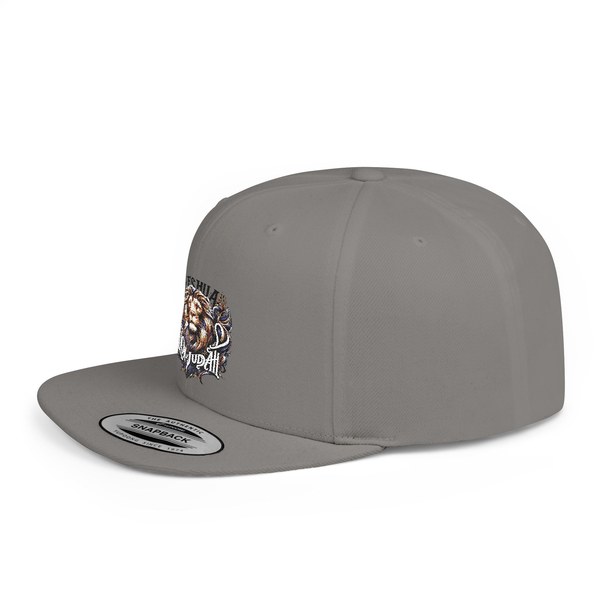 Yeshua Lion Graphic Snapback Hat — 'Loyalty' Flat Bill Cap