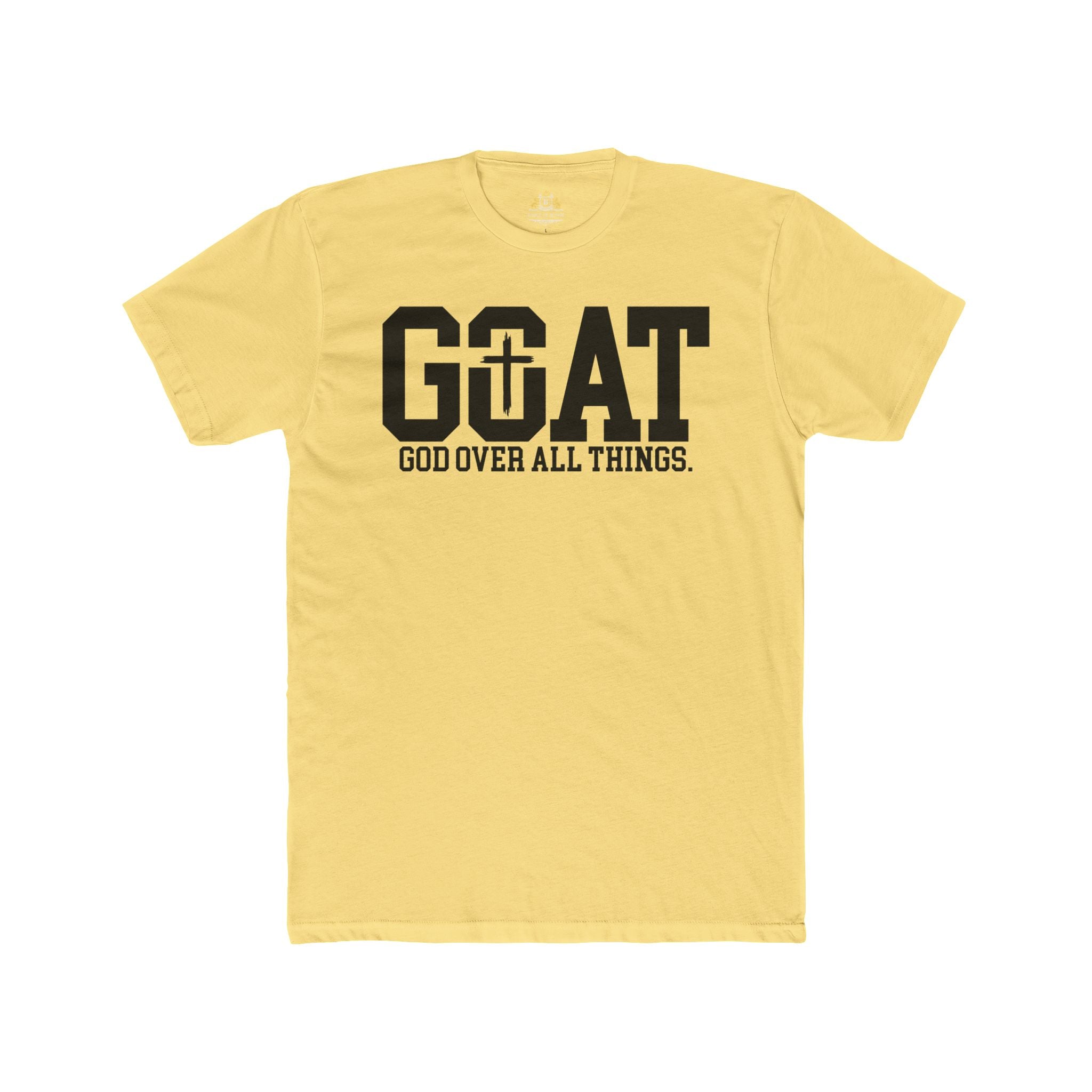 GOAT Tee — "God Over All Things" Christian Faith T-Shirt