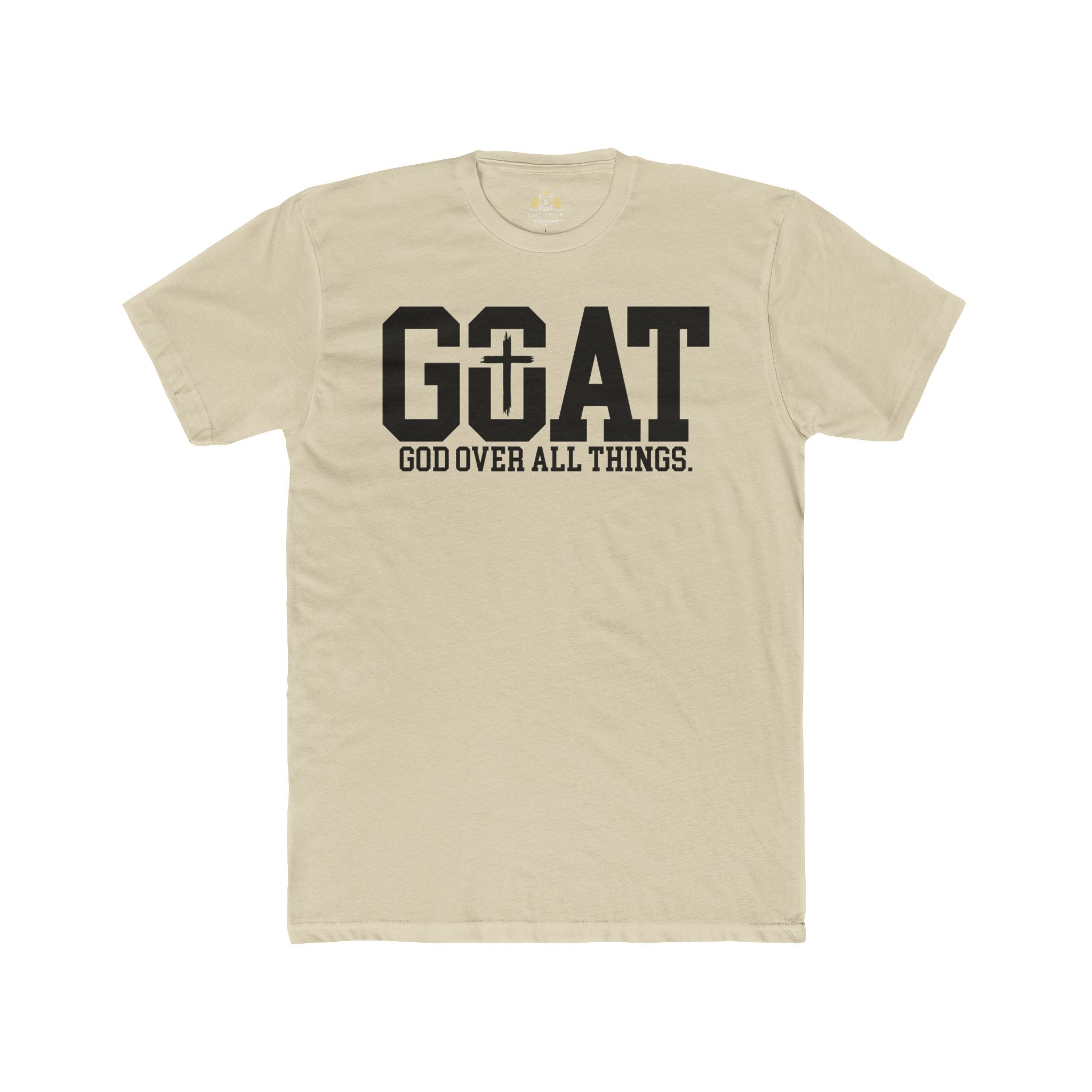 GOAT Tee — "God Over All Things" Christian Faith T-Shirt