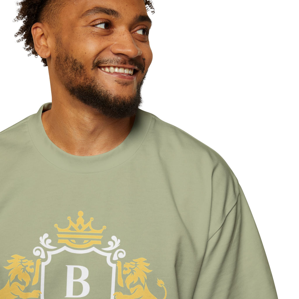 Badge Of Honor Crest Tee — Men's Oversized Graphic T-Shirt