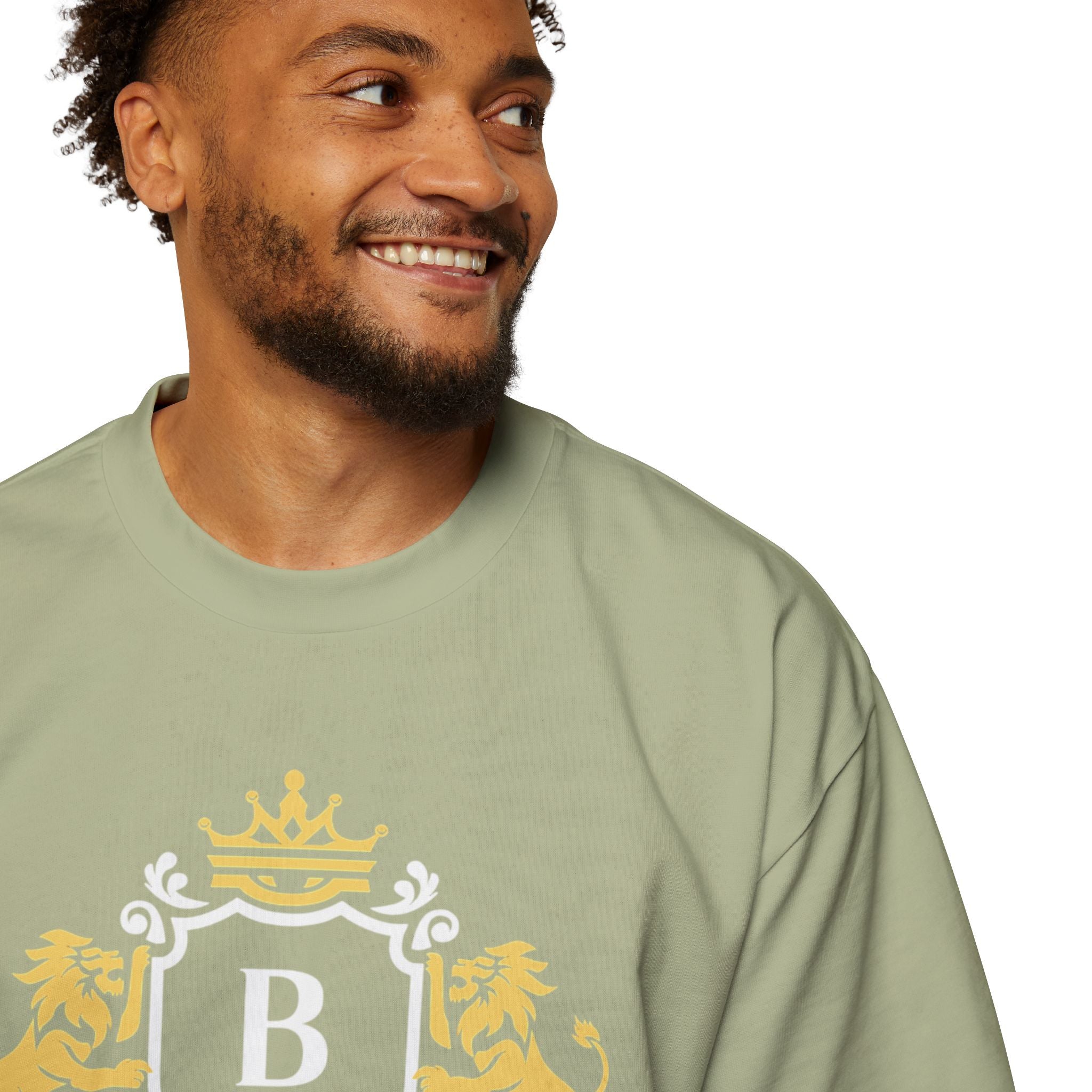 Badge Of Honor Crest Tee — Men's Oversized Graphic T-Shirt