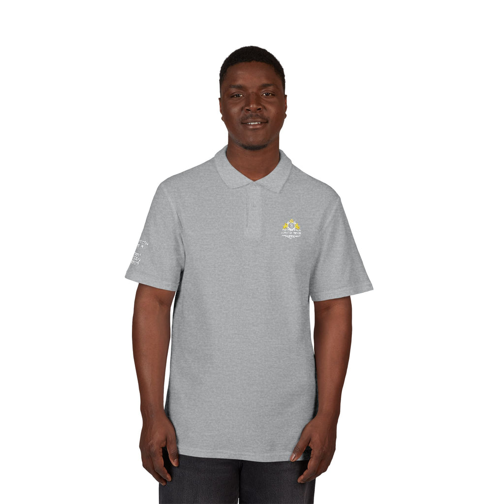 Badge Of Honor Crest Polo Shirt - 'Proverbs 3:5-6 Trust In The Lord'