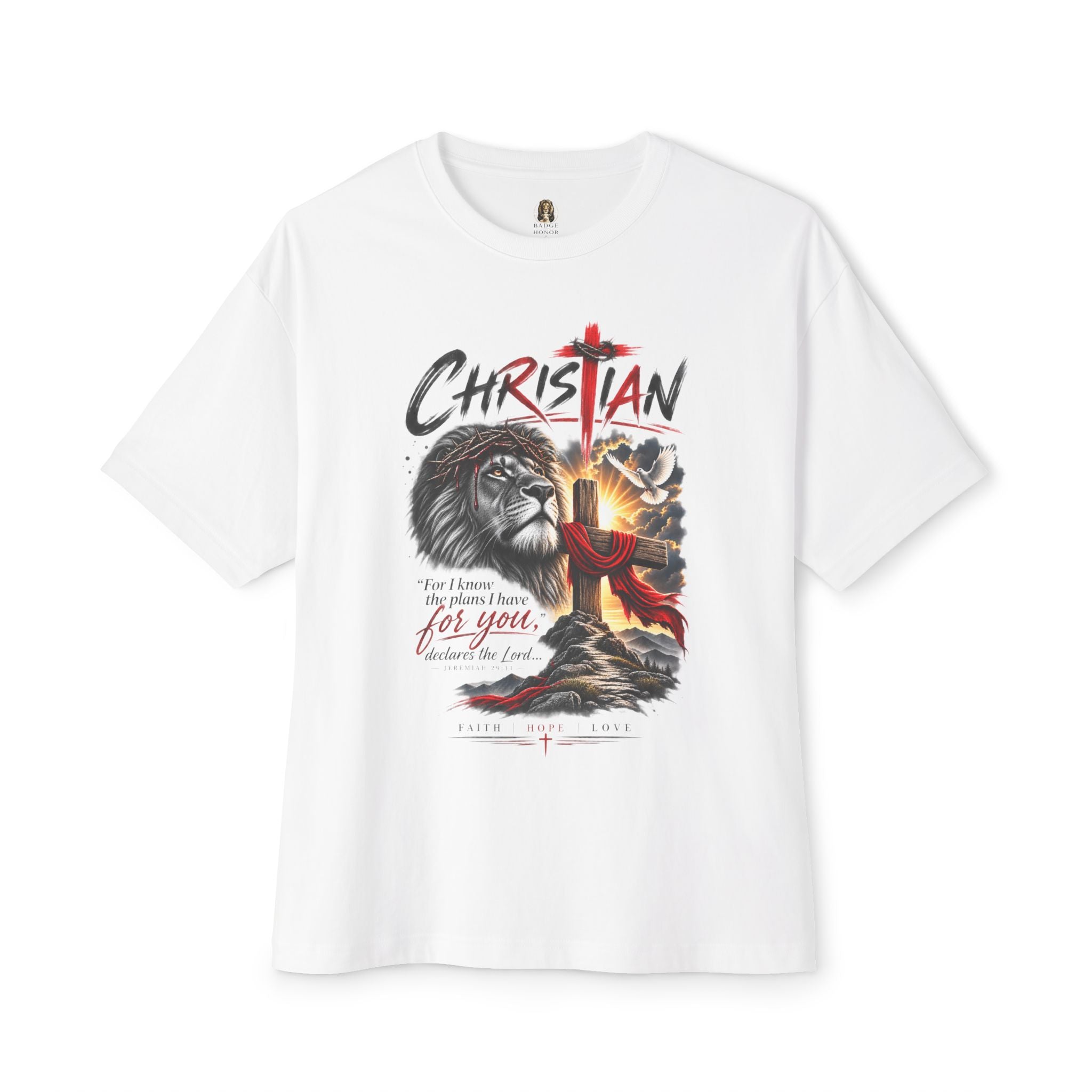 "Faith Cross Graphic Shirt" - Graphic T-Shirt