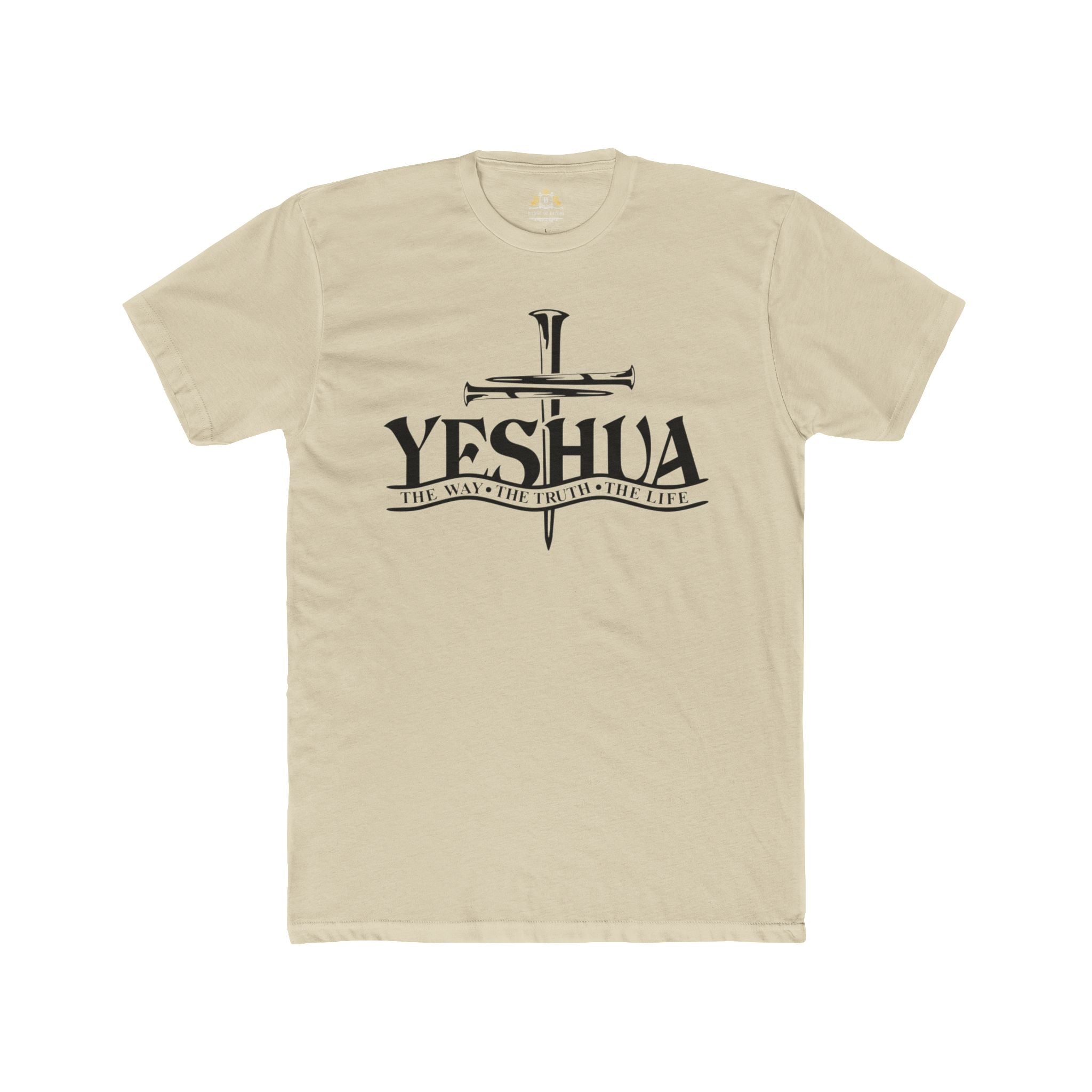 Yeshua Cross T‑Shirt — Faith Christian Tee ("Yeshua: The Way, The Truth, The Life")