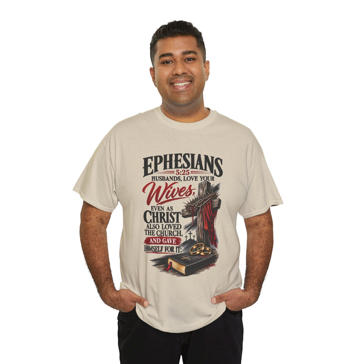 "Husbands, Love Your Wives" - Graphic T-Shirt