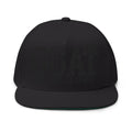 GOAT Embroidered Flat Bill Cap — "God Over All Things" Christian Snapback