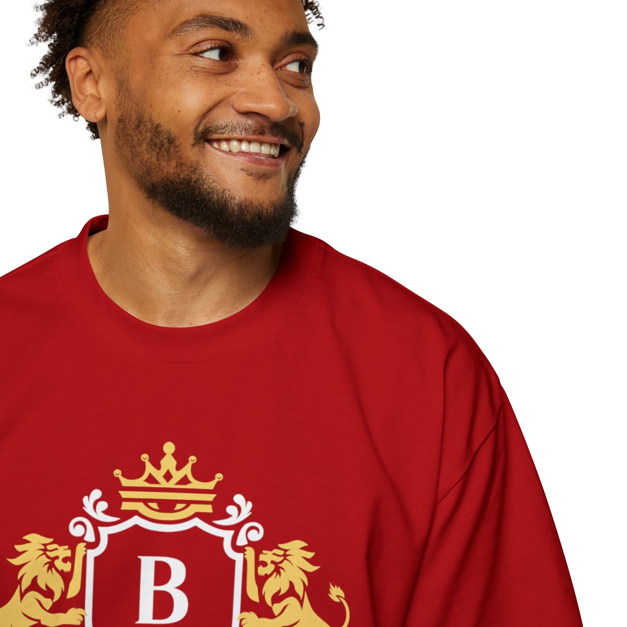 Badge Of Honor Crest Tee — Men's Oversized Graphic T-Shirt