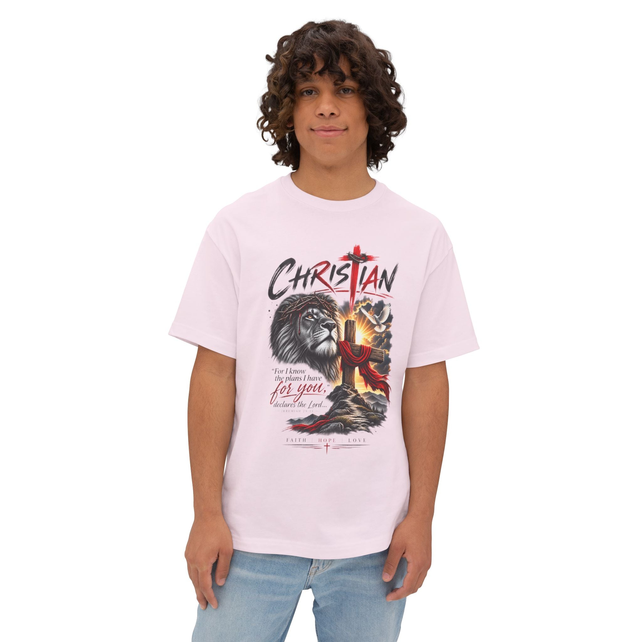 "Faith Cross Graphic Shirt" - Graphic T-Shirt