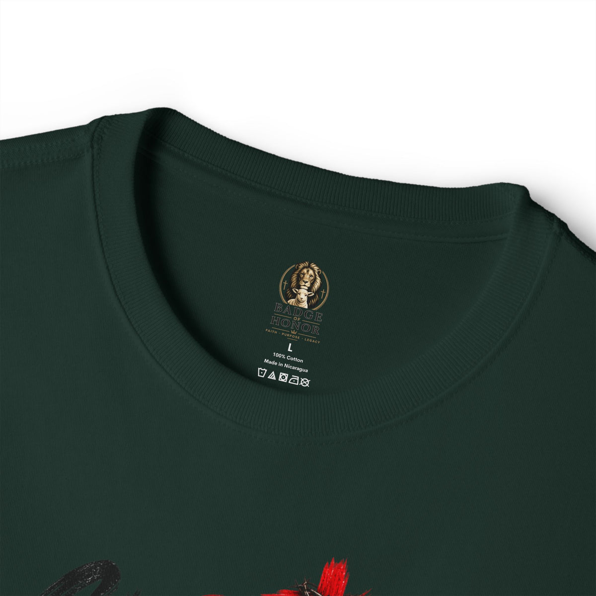 "Faith Cross Graphic Shirt" - Graphic T-Shirt