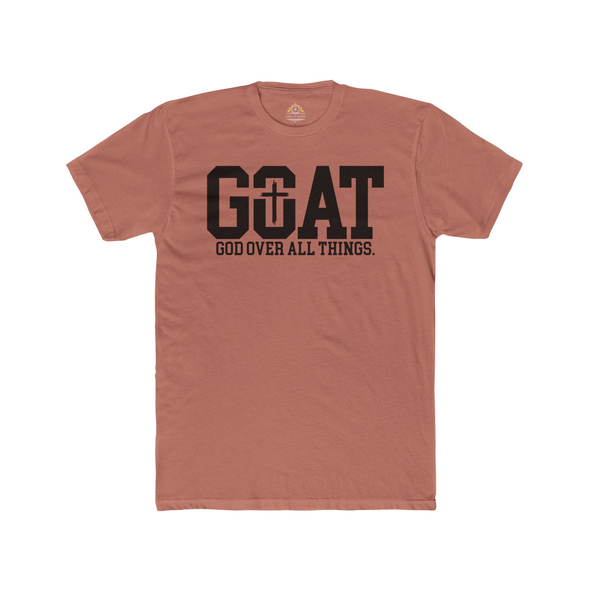 GOAT Tee — "God Over All Things" Christian Faith T-Shirt