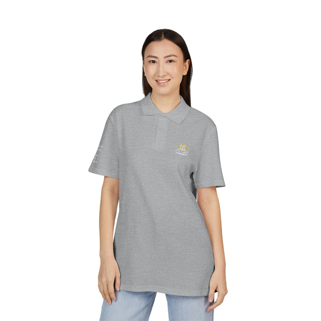 Badge Of Honor Crest Polo Shirt - 'Proverbs 3:5-6 Trust In The Lord'