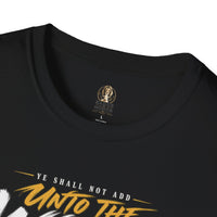"Ye Shall Not Add Unto the Word" Lion Bible Verse - T-Shirt