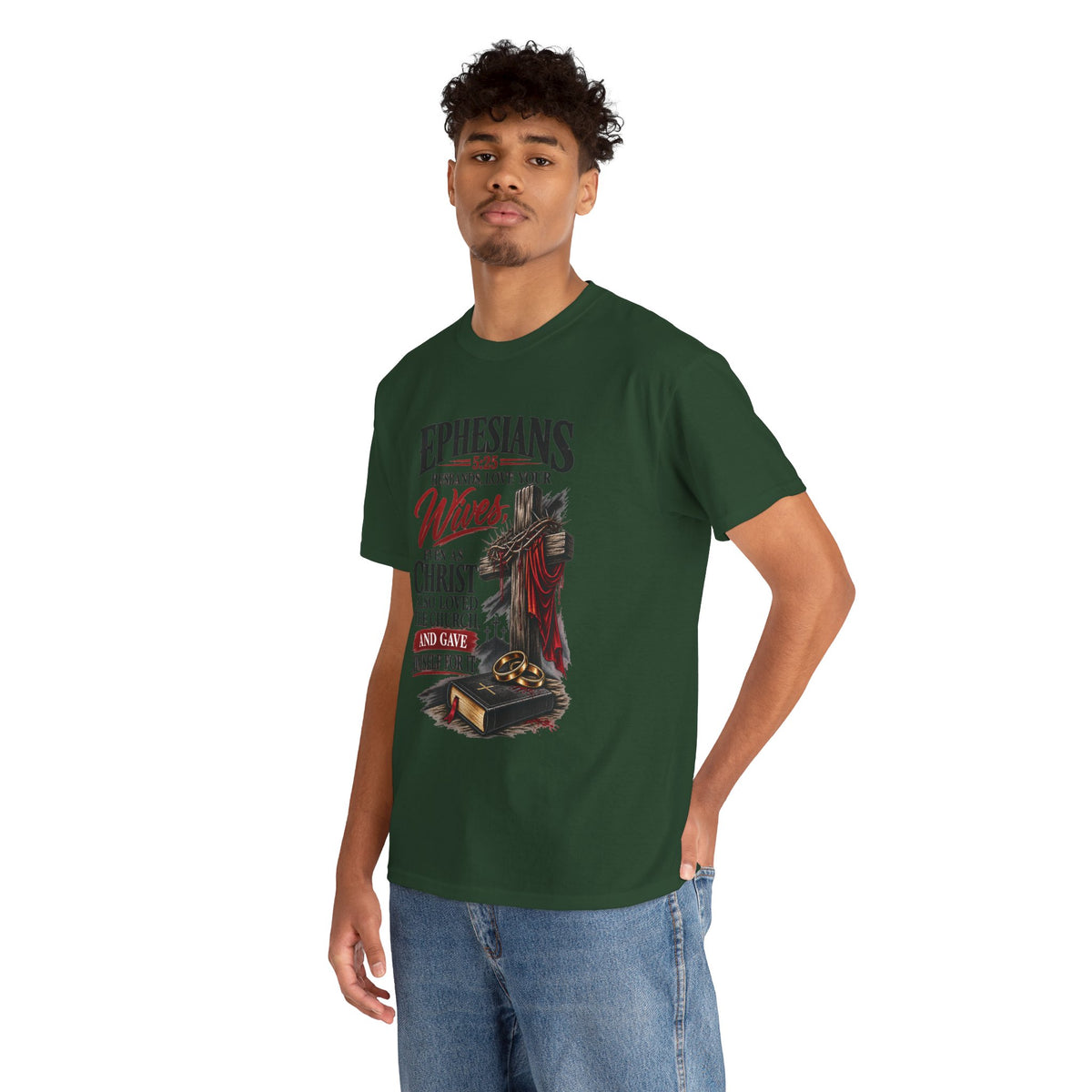 "Husbands, Love Your Wives" - Graphic T-Shirt