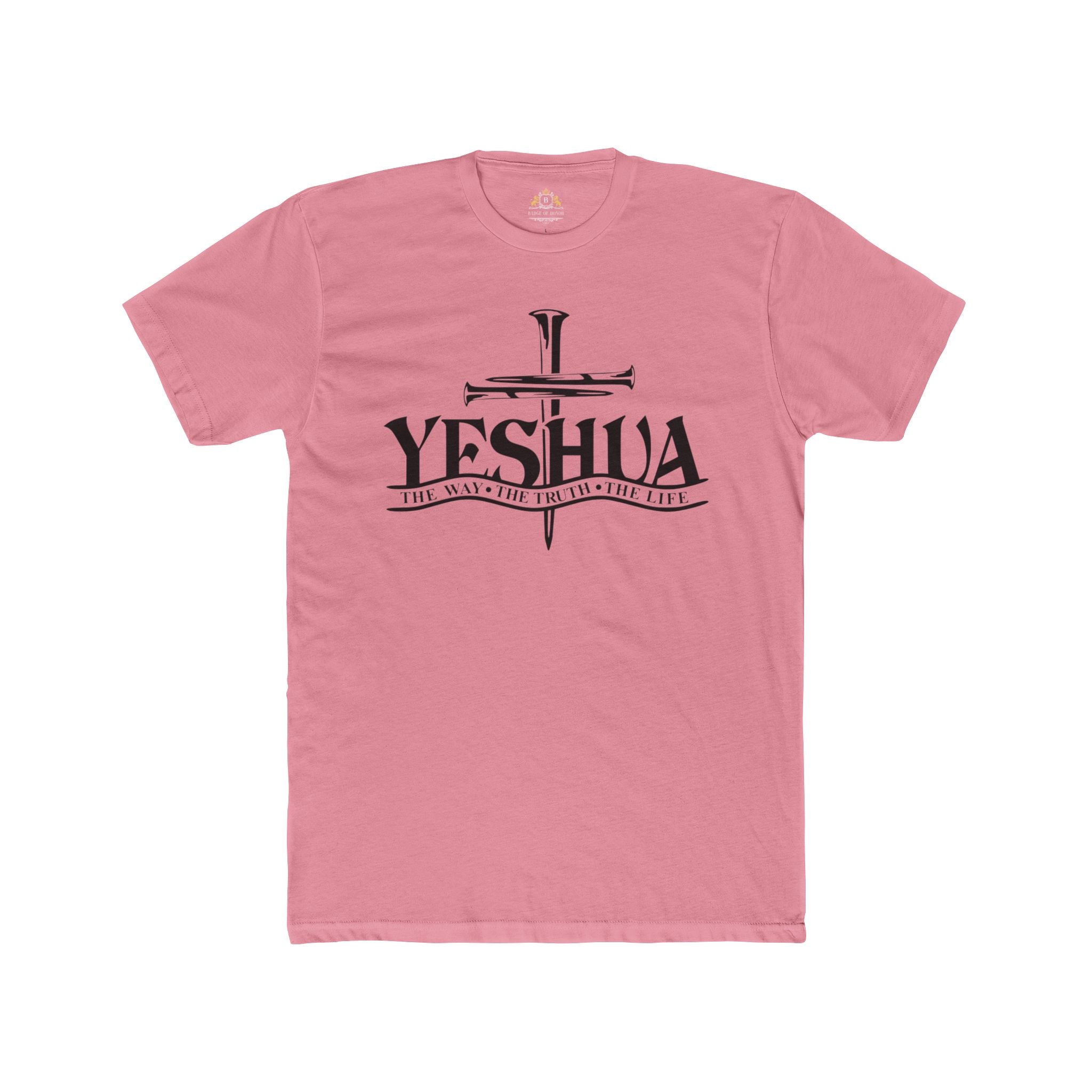 Yeshua Cross T‑Shirt — Faith Christian Tee ("Yeshua: The Way, The Truth, The Life")