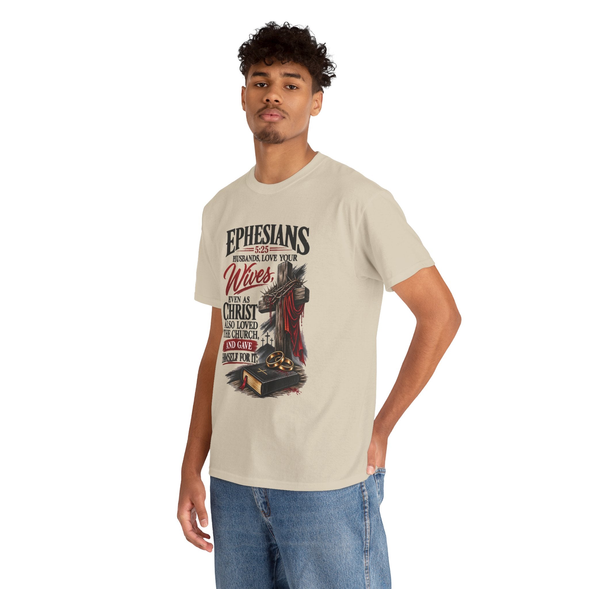 "Husbands, Love Your Wives" - Graphic T-Shirt